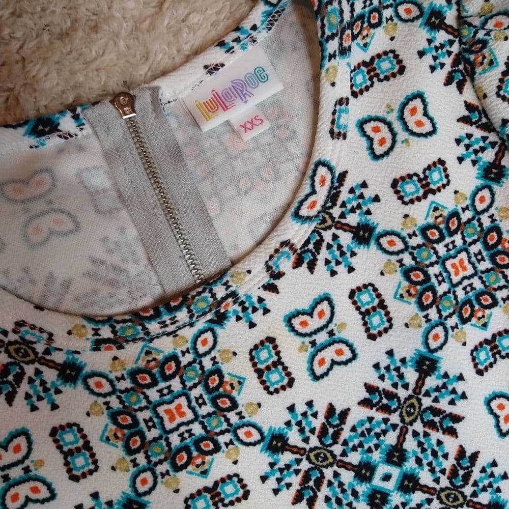 3 For 10 Sale Cute Butterfly with funky Design LuLaRoe Dress - Thumbnail 8