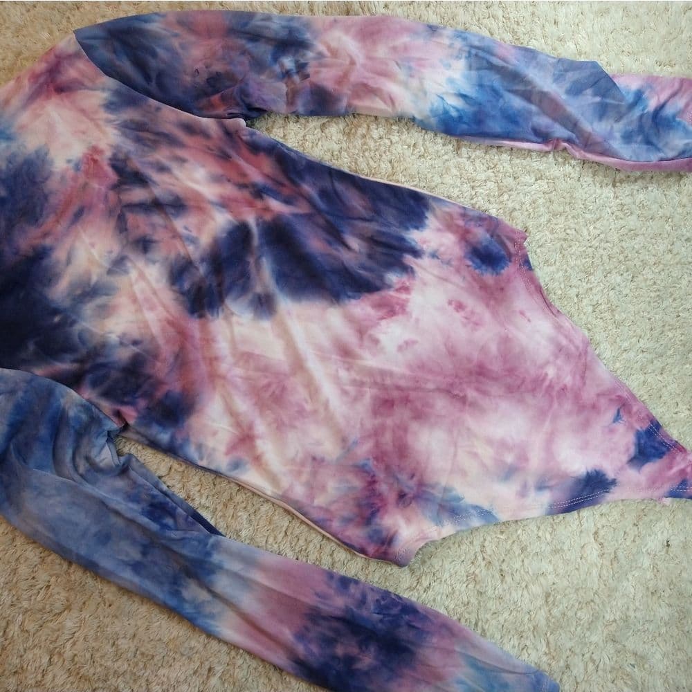 Cotton Candy Tie Dye Body Suit - Thumbnail 7