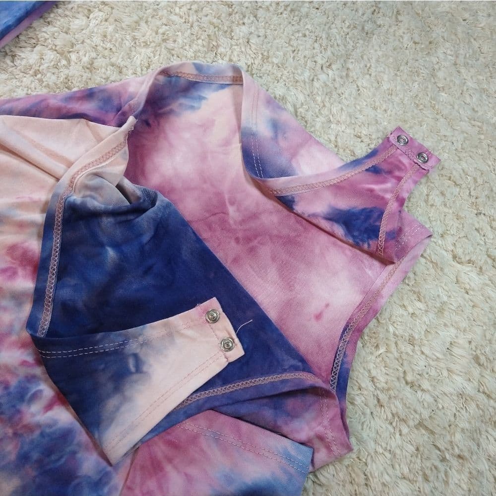 Cotton Candy Tie Dye Body Suit - Thumbnail 6
