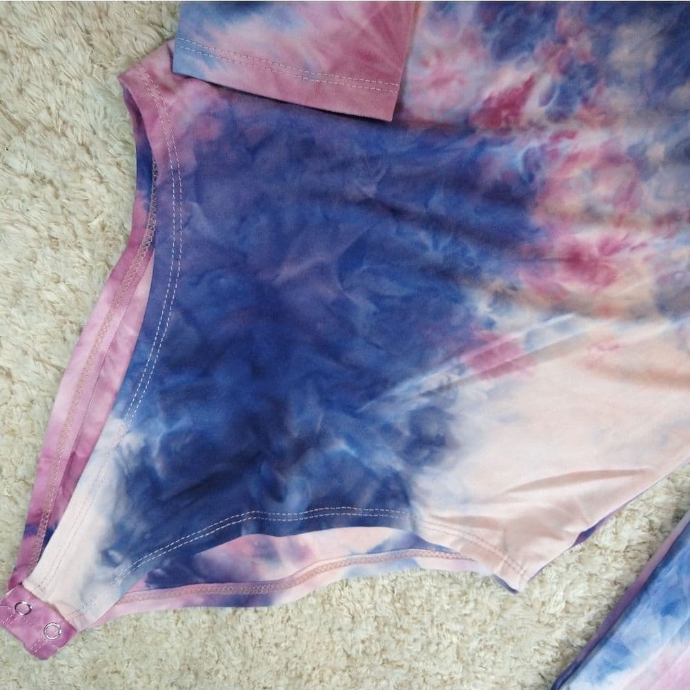 Cotton Candy Tie Dye Body Suit - Thumbnail 5