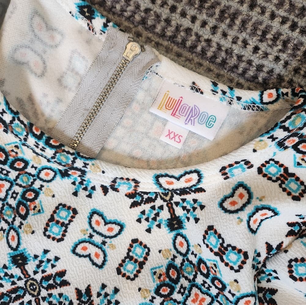 3 For 10 Sale Cute Butterfly with funky Design LuLaRoe Dress - Thumbnail 3