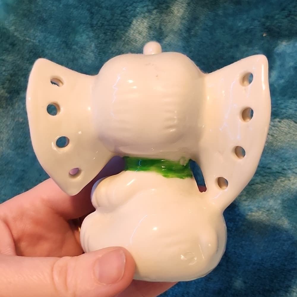 Vintage UCGC Ceramic Elephant Jewelry Holder - Thumbnail 4