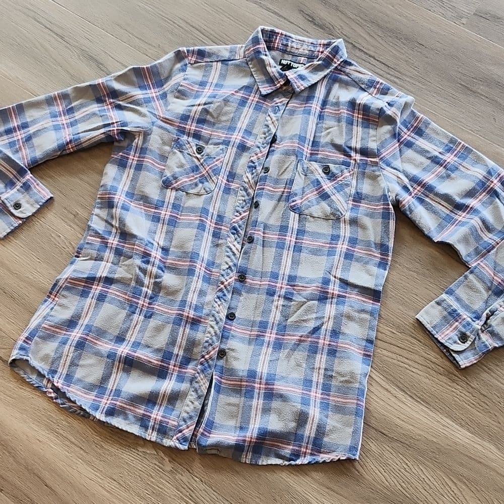 Hot Topic Music is my Life Flannel Button Down Top - Thumbnail 9