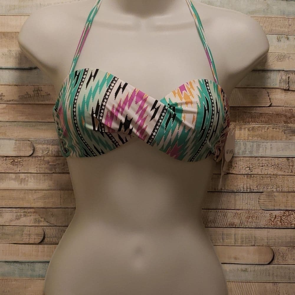 NWT 🥰 Cute Hot Water Bikini Top Aztec Design - Thumbnail 6