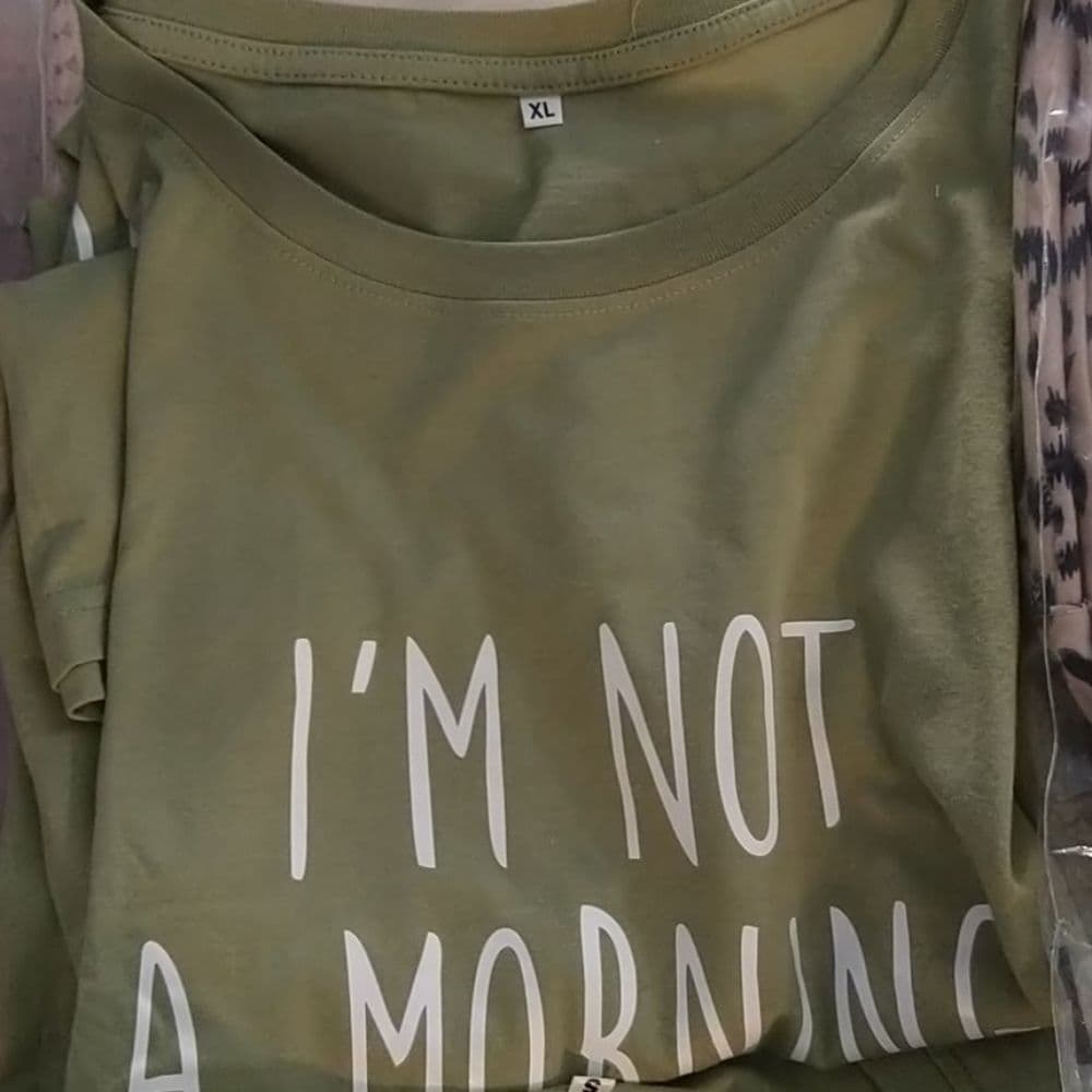 I'm Not a Morning Person Graphic Tee - Thumbnail 3