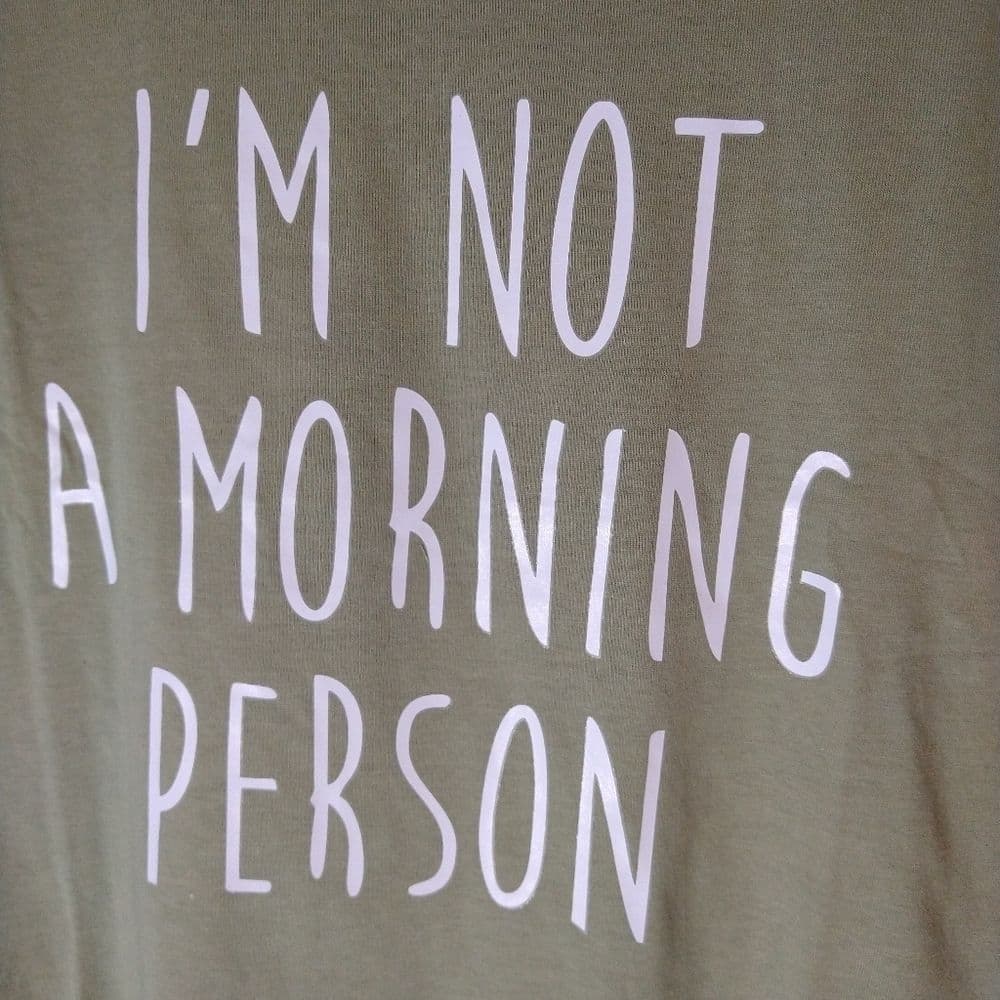 I'm Not a Morning Person Graphic Tee - Thumbnail 2