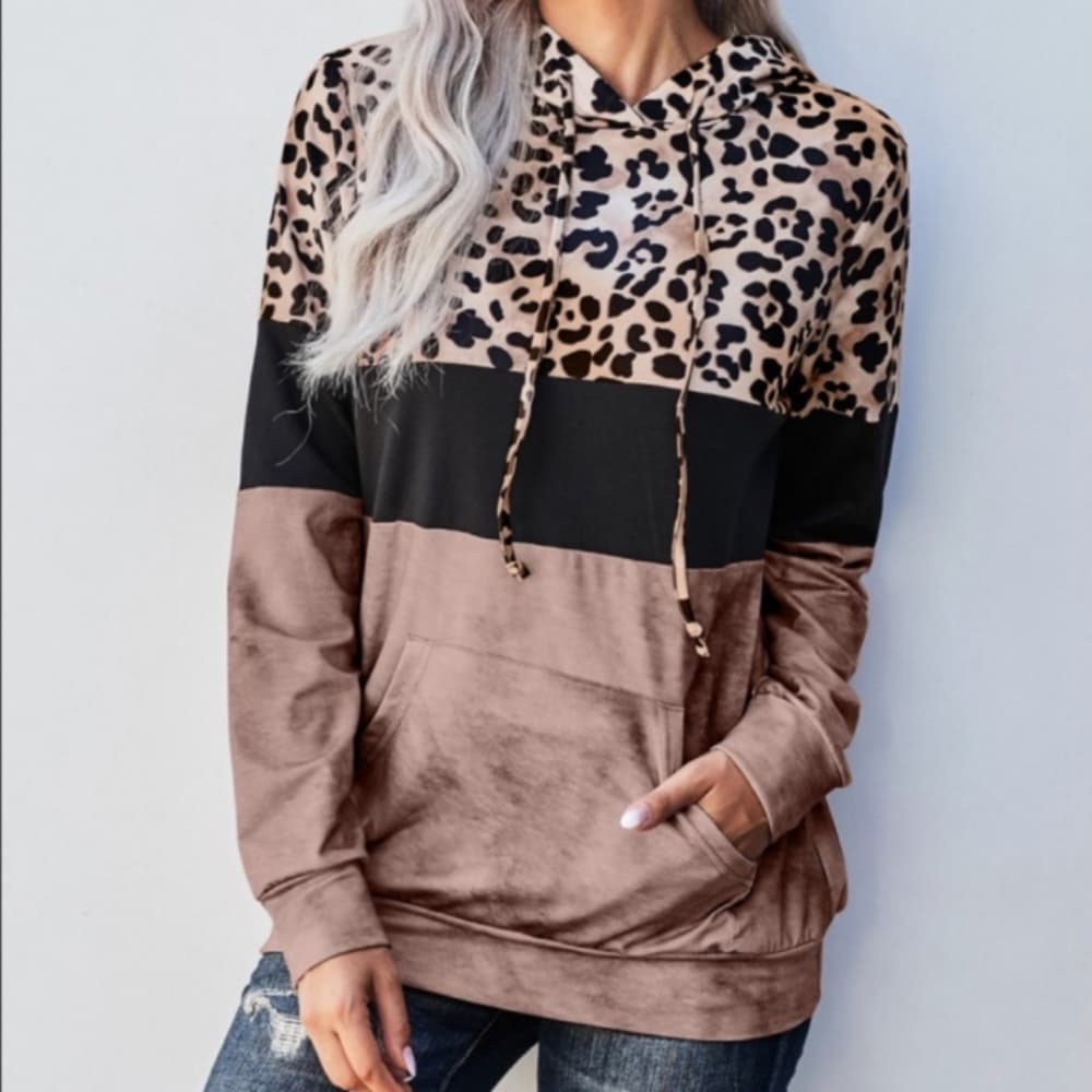 Price Drop!! 🌟Casual Leopard Print Joggers - White - Thumbnail 6