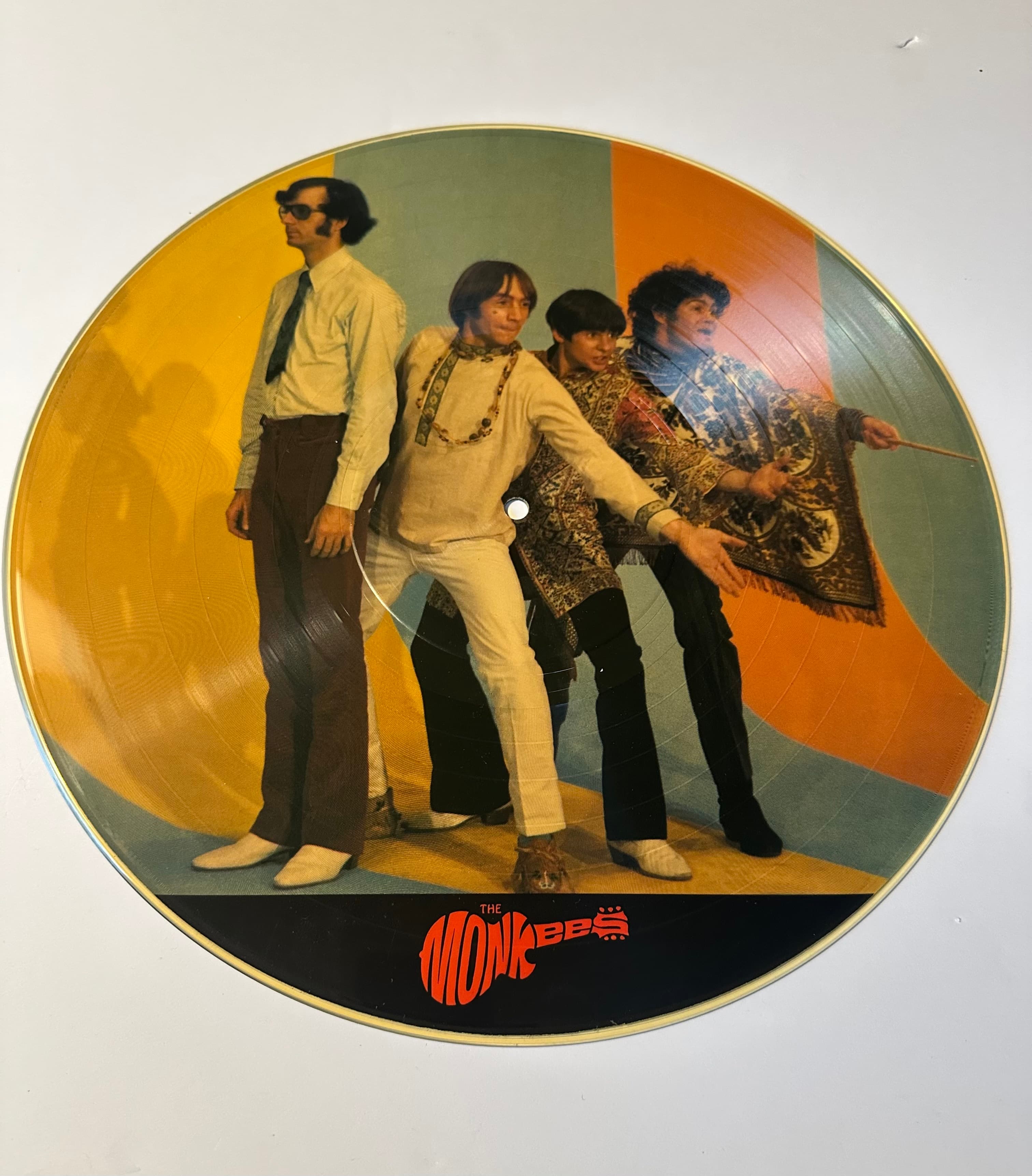 THE MONKEES ~ MONKEE BUSINESS VG+ Picture Disc LP Record Rhino RNLP 701 1982 - Thumbnail 4