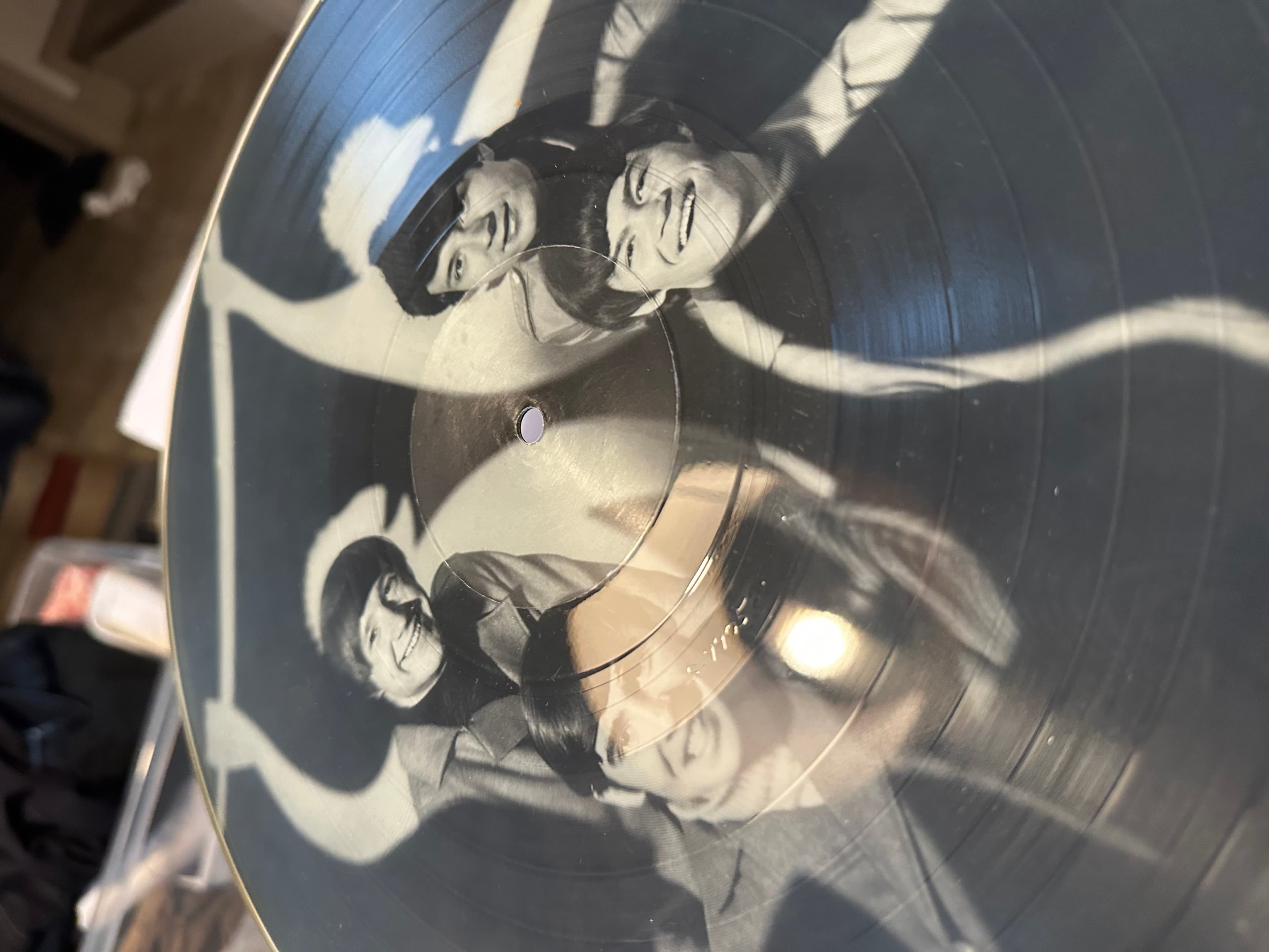 THE MONKEES ~ MONKEE BUSINESS VG+ Picture Disc LP Record Rhino RNLP 701 1982 - Thumbnail 5