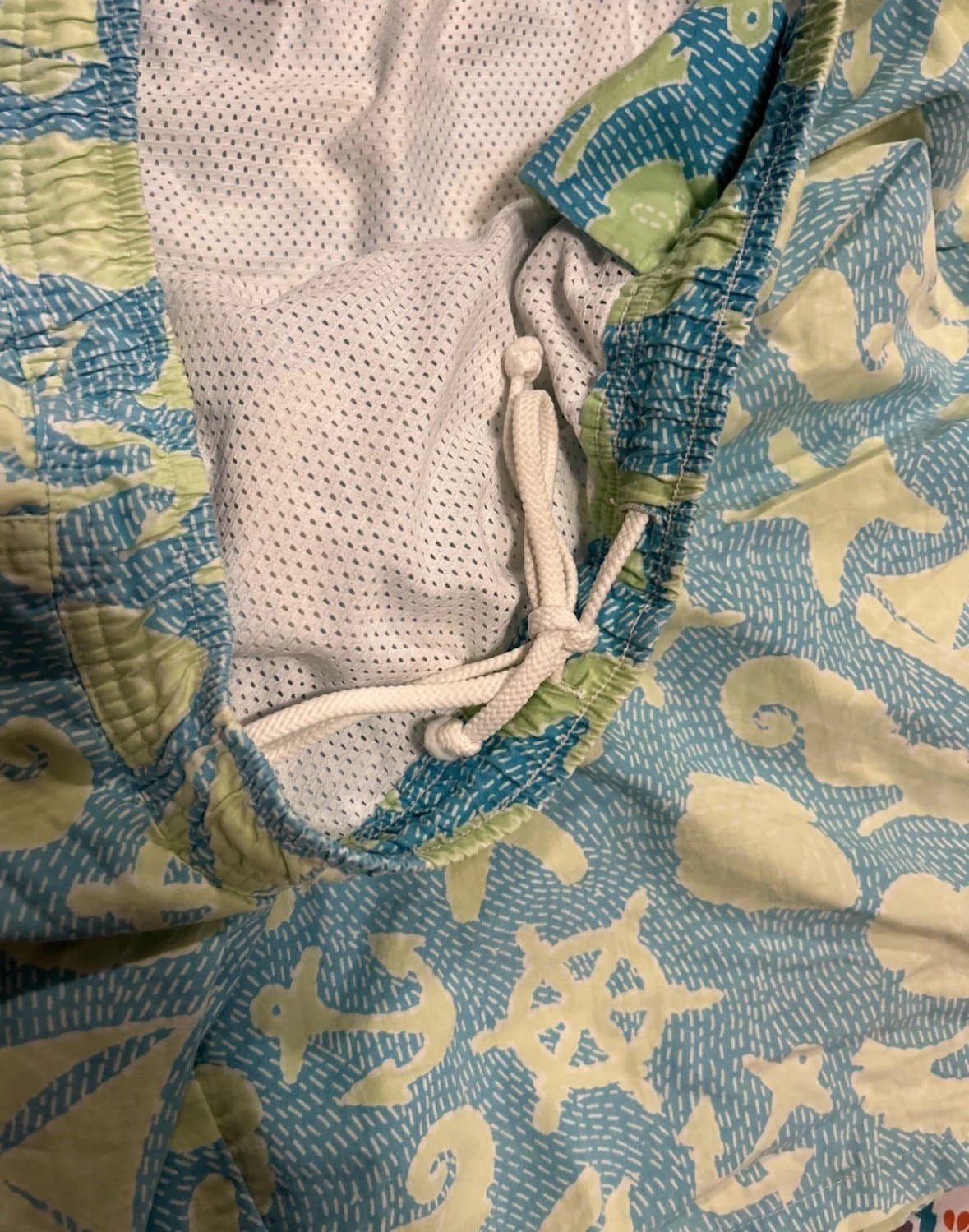 Mens Swim Trunks Lilly Pulitzer Lined Mesh Size XL Board Shorts - Thumbnail 3