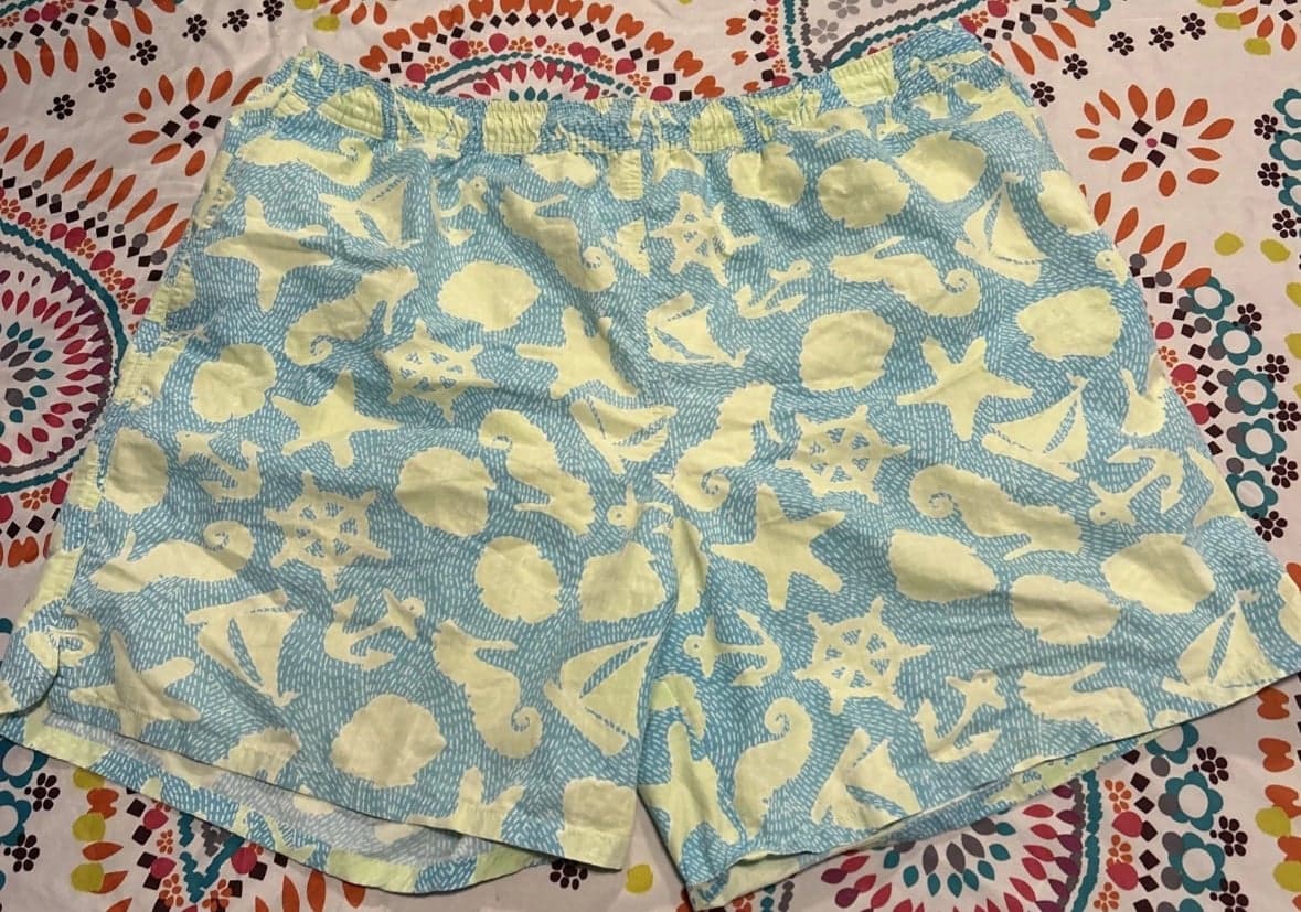 Mens Swim Trunks Lilly Pulitzer Lined Mesh Size XL Board Shorts