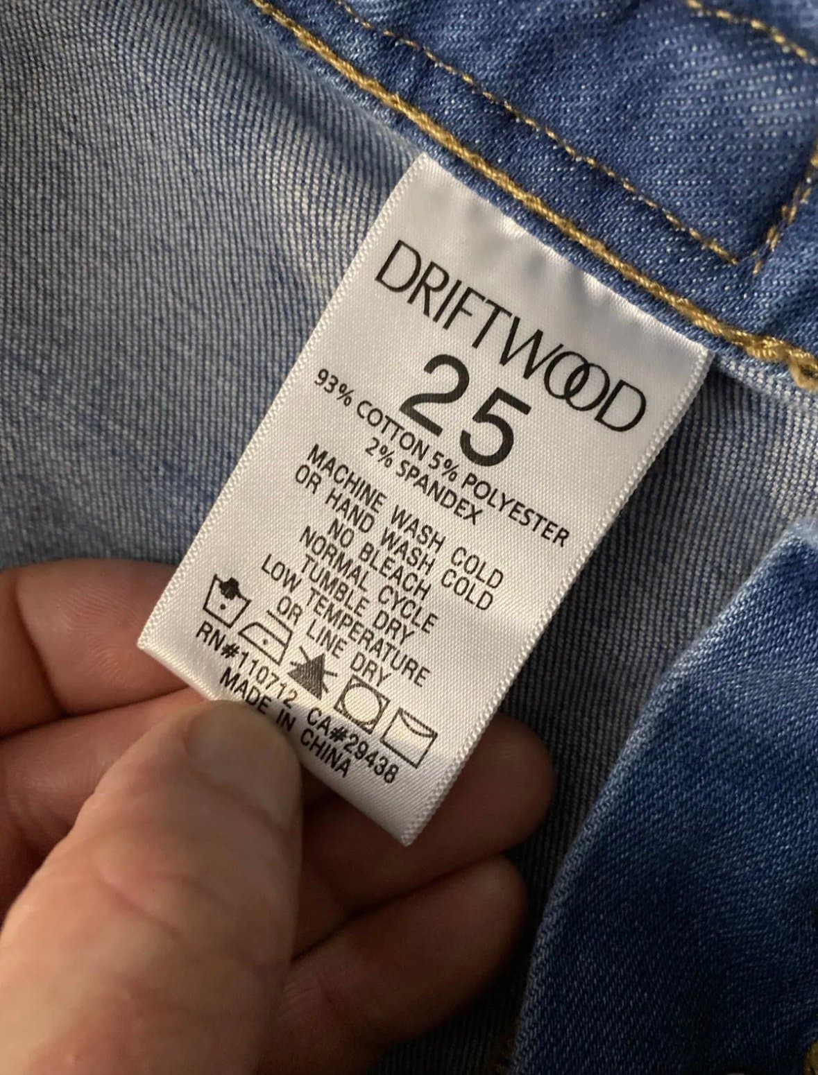 Free People Driftwood Charlee Braided Waist Cropped Jeans Size 25 Inseam 24.5” - Thumbnail 5