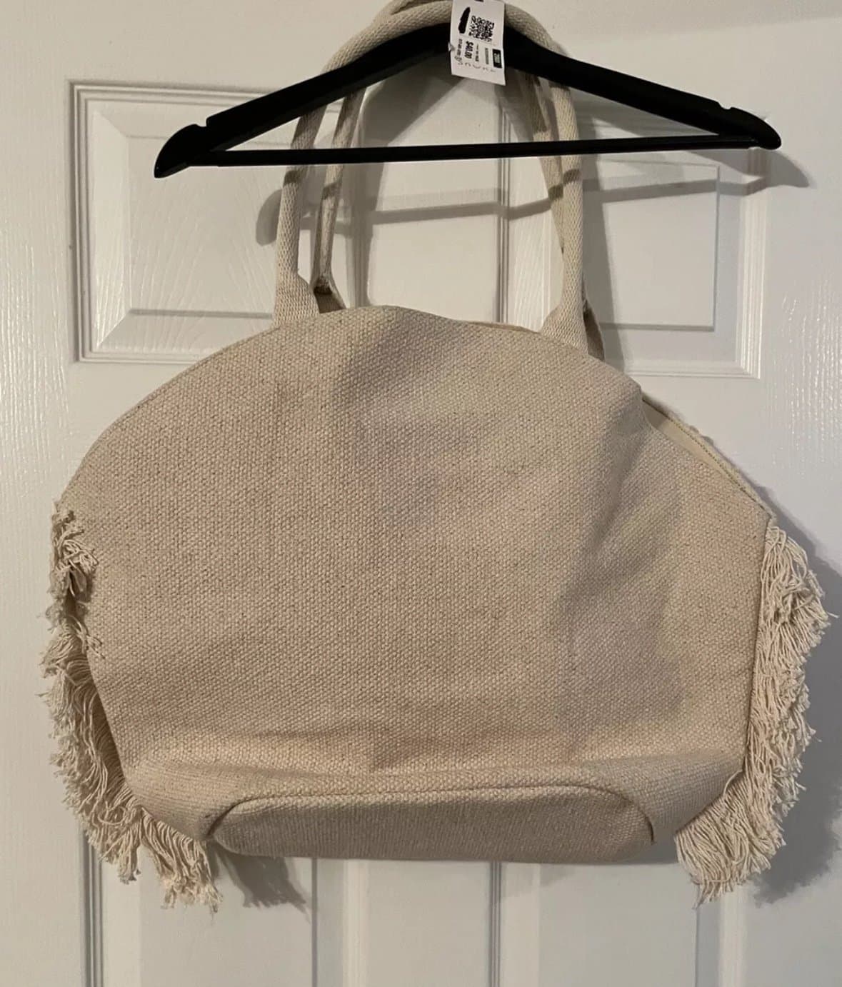 Shade & Shore Bag. New With Tags. Cream Color. Macrame Style Large Bag. - Thumbnail 2