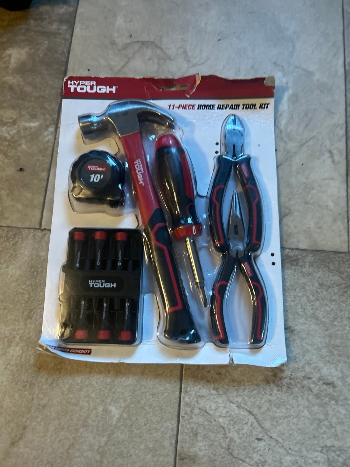 Hyper Tough 11 Pc Home Repair Tool Kit