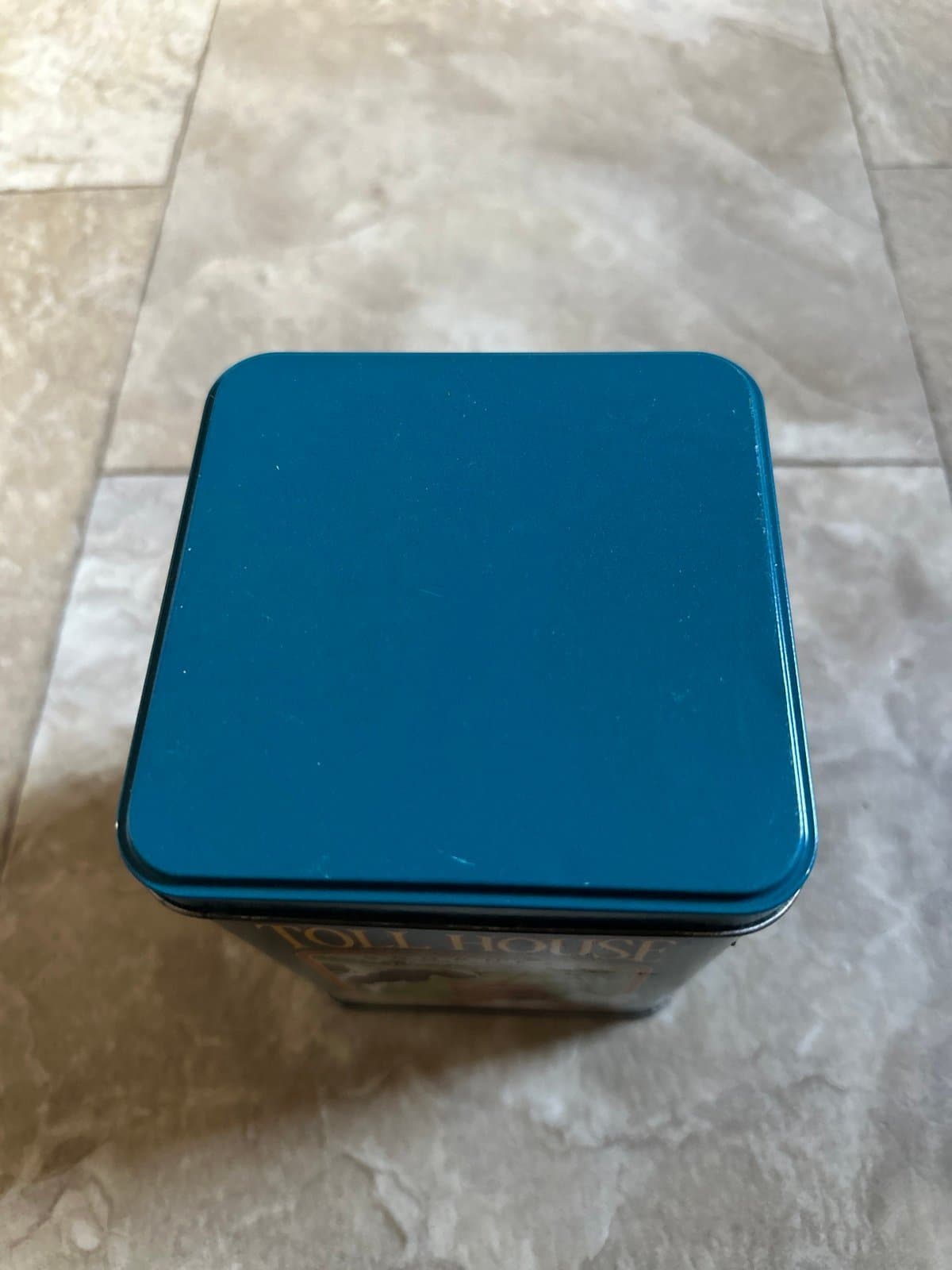 Vintage 1980’s Limited Edition Tin Can Box Nestle Toll House Morsels Cookie Jar - Thumbnail 6
