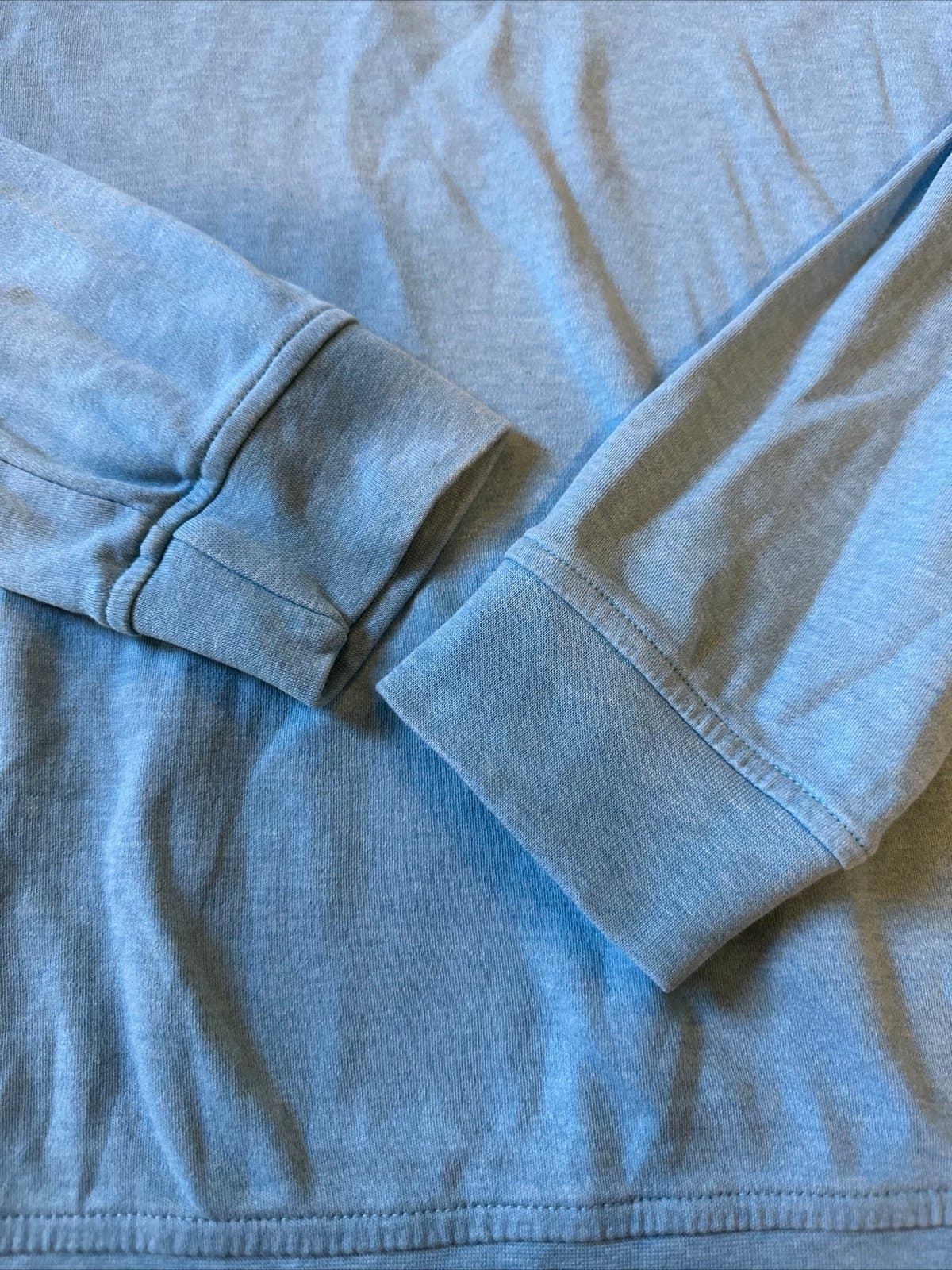 Peter Millar Blue Cotton Long Sleeve 1/4 Zip Pullover Men's Sz M! EUC!! - Thumbnail 4