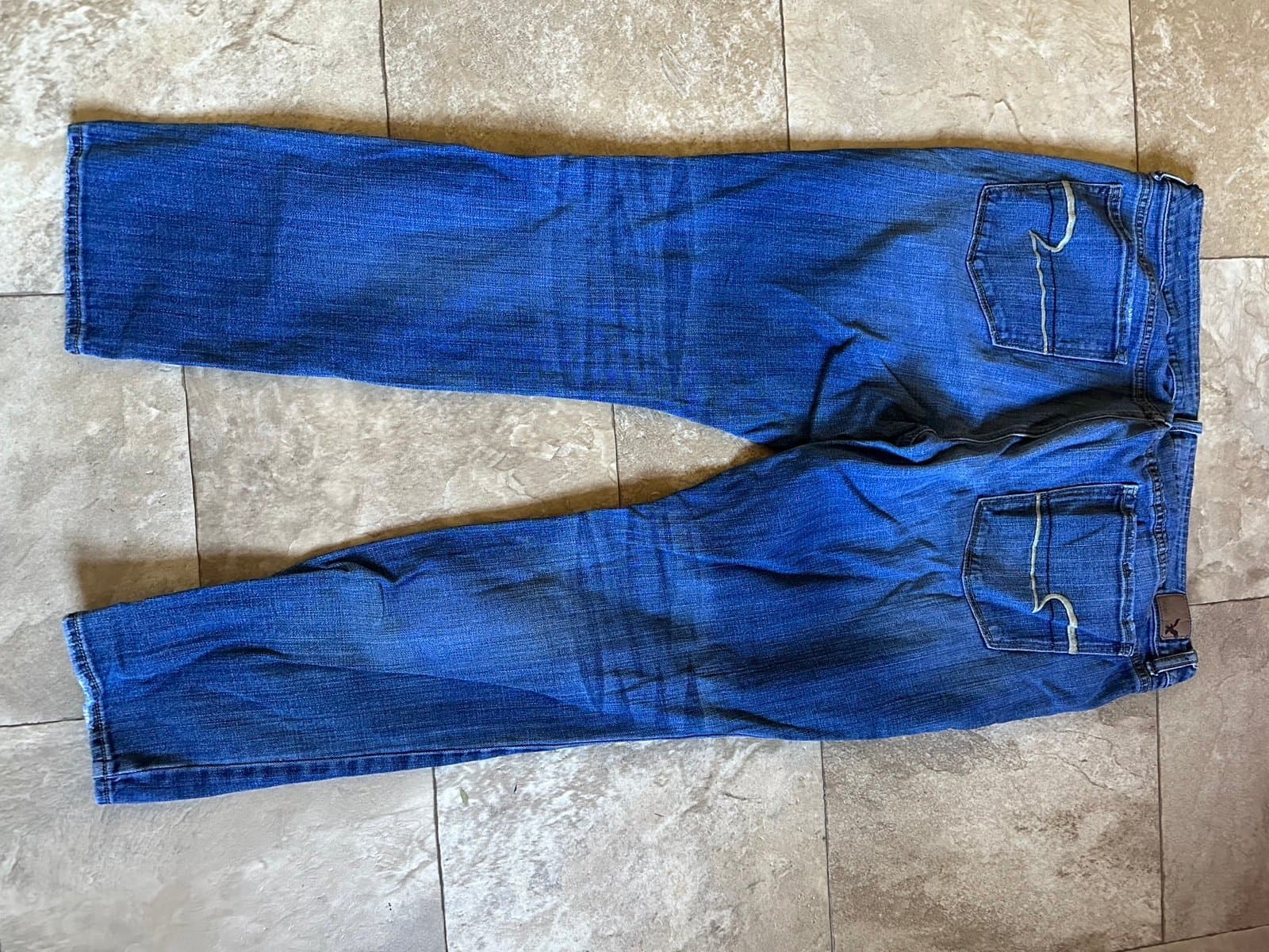 AE AMERICAN EAGLE OUTFITTERS SKINNY STRETCH WOMENS JEANS SIZE 18 REG - Thumbnail 5