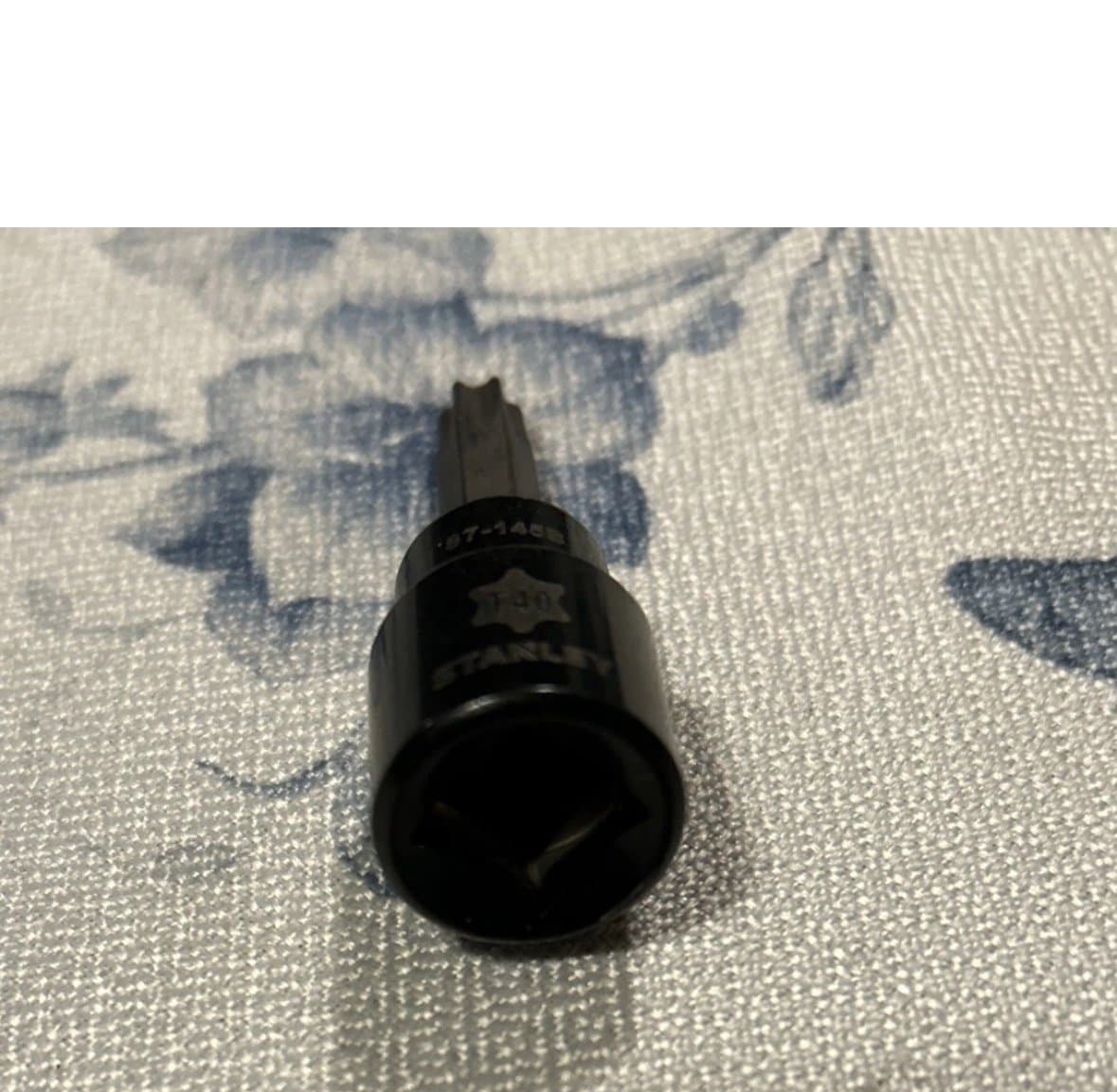 Stanley Black Chrome Torx Bit T40 87-145B 3/8” Drive (T) - Thumbnail 2