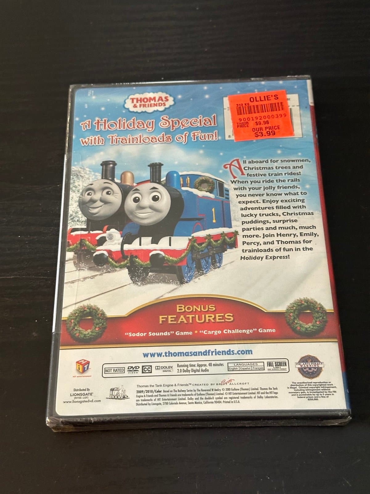 New Thomas & Friends Holiday Express DVD Thomas Tank Engine Train Christmas - Thumbnail 3