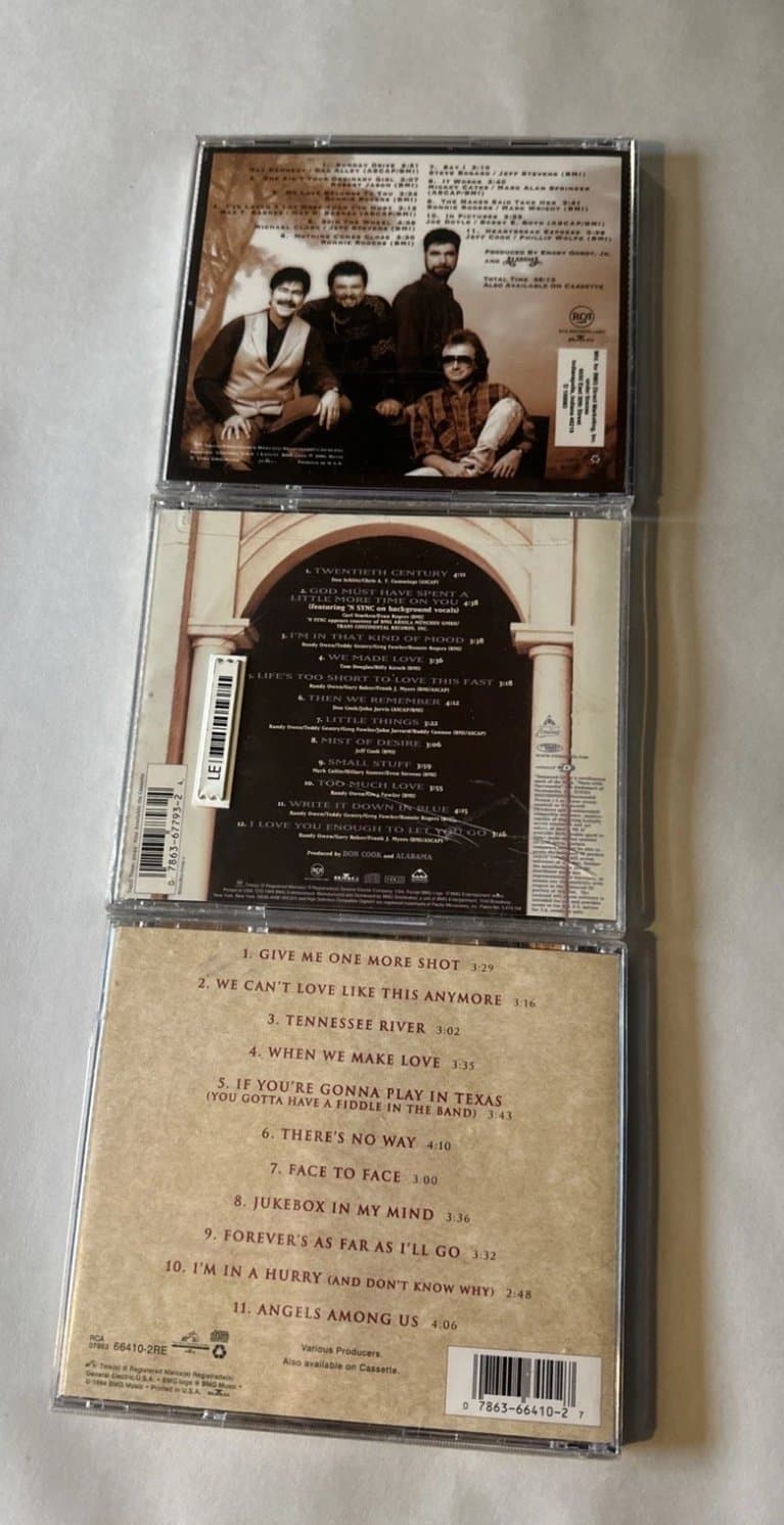 Alabama - 3 Factory Sealed CD’s- Mint, Cracked Case - Thumbnail 2