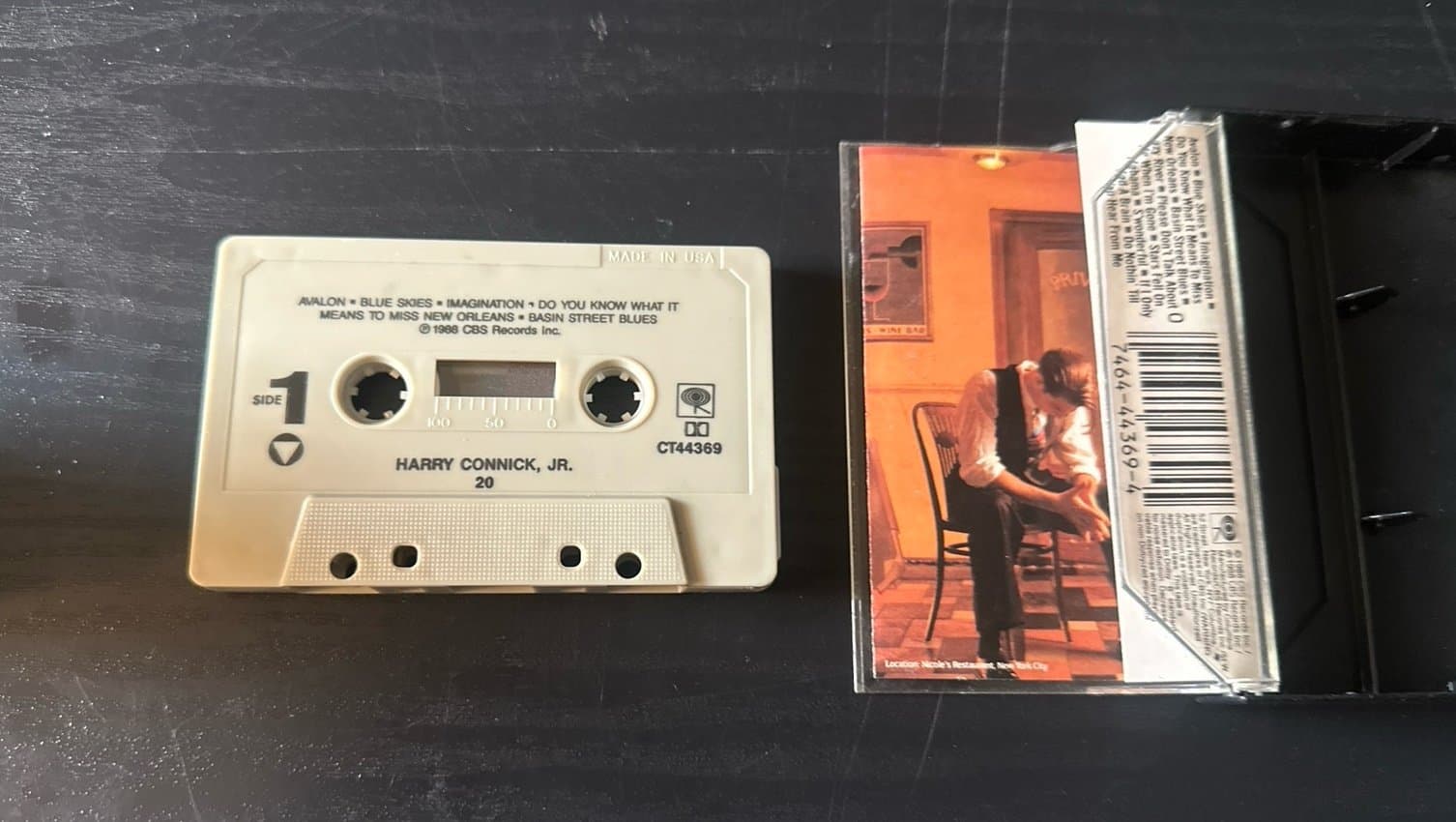 Harry Connick Jr., "20" Cassette Tape, Twenty, 1988 CBS Records - Thumbnail 3