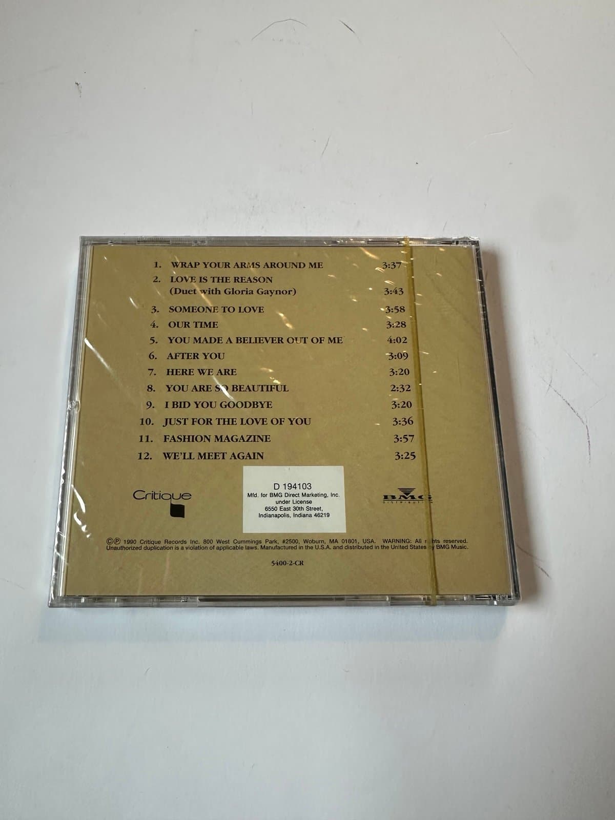 Engelbert Humperdinck - Love Is The Reason - Traditional Pop Vocal Excellent CD - Thumbnail 2