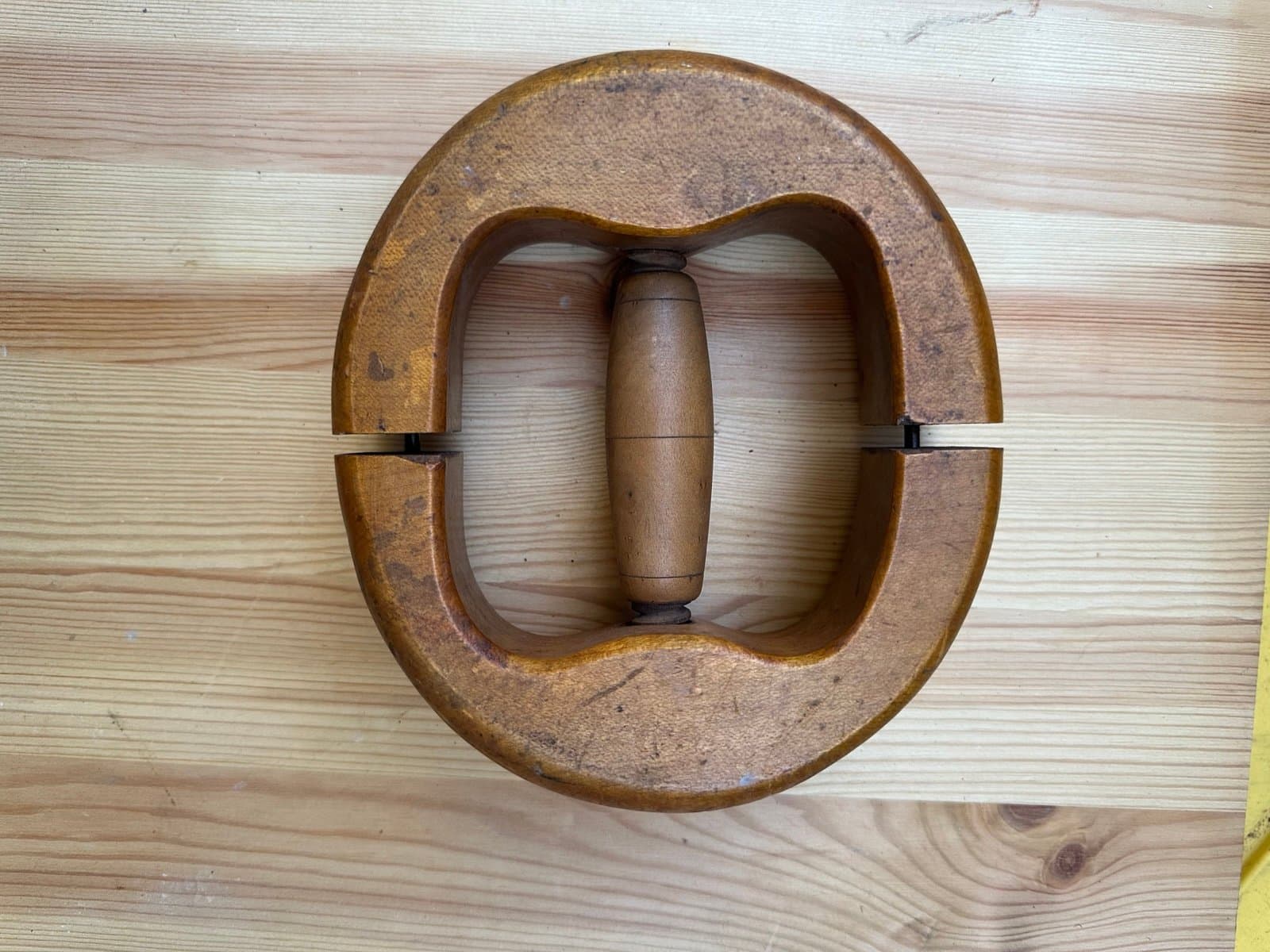 Vintage Wood Hat Stretcher Millinery Tool Wooden Adjustable 7”