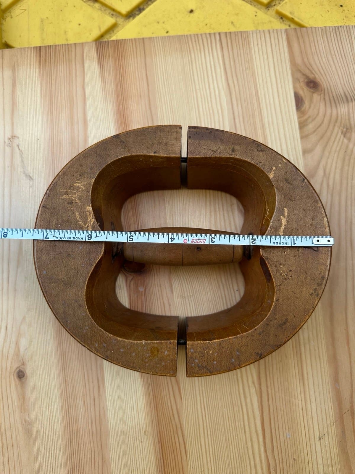Vintage Wood Hat Stretcher Millinery Tool Wooden Adjustable 7” - Thumbnail 5