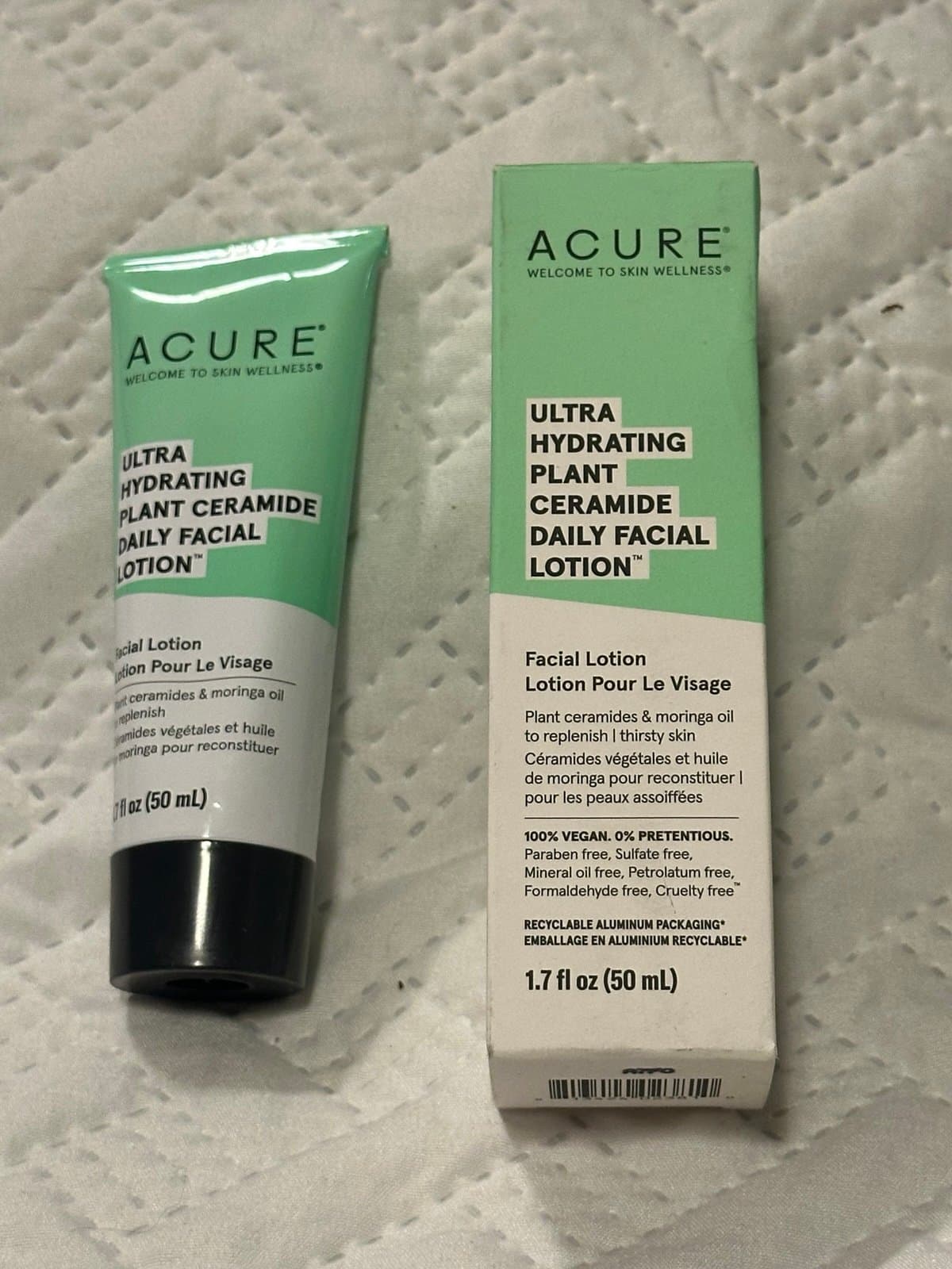 Sealed ACURE Ultra Hydrating Plant Ceramide Daily Facial Lotion, 1.7oz