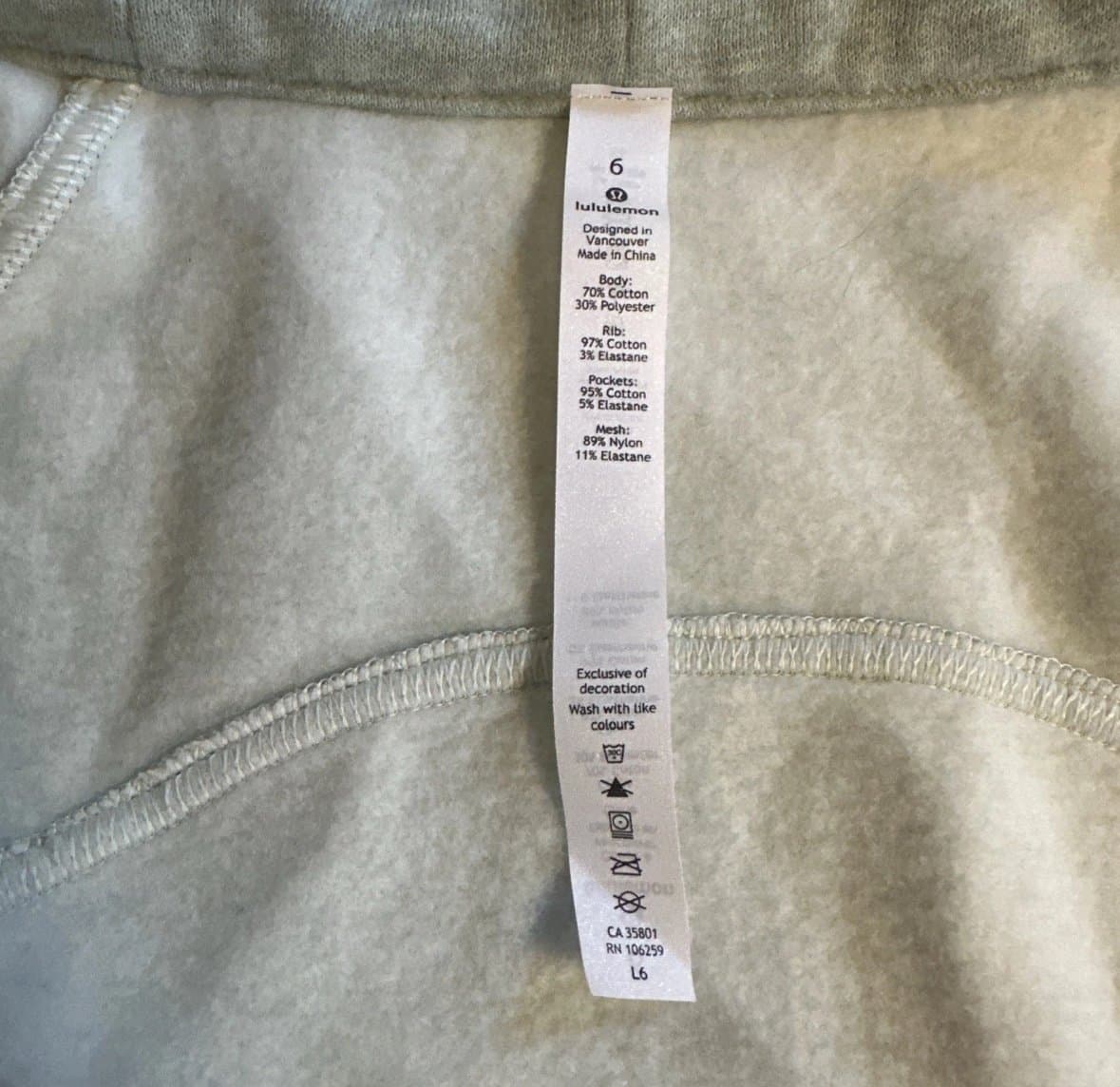 Lululemon Womens Size 6 Scuba Hoodie Stretch Slope Light Green/Mint - Thumbnail 3