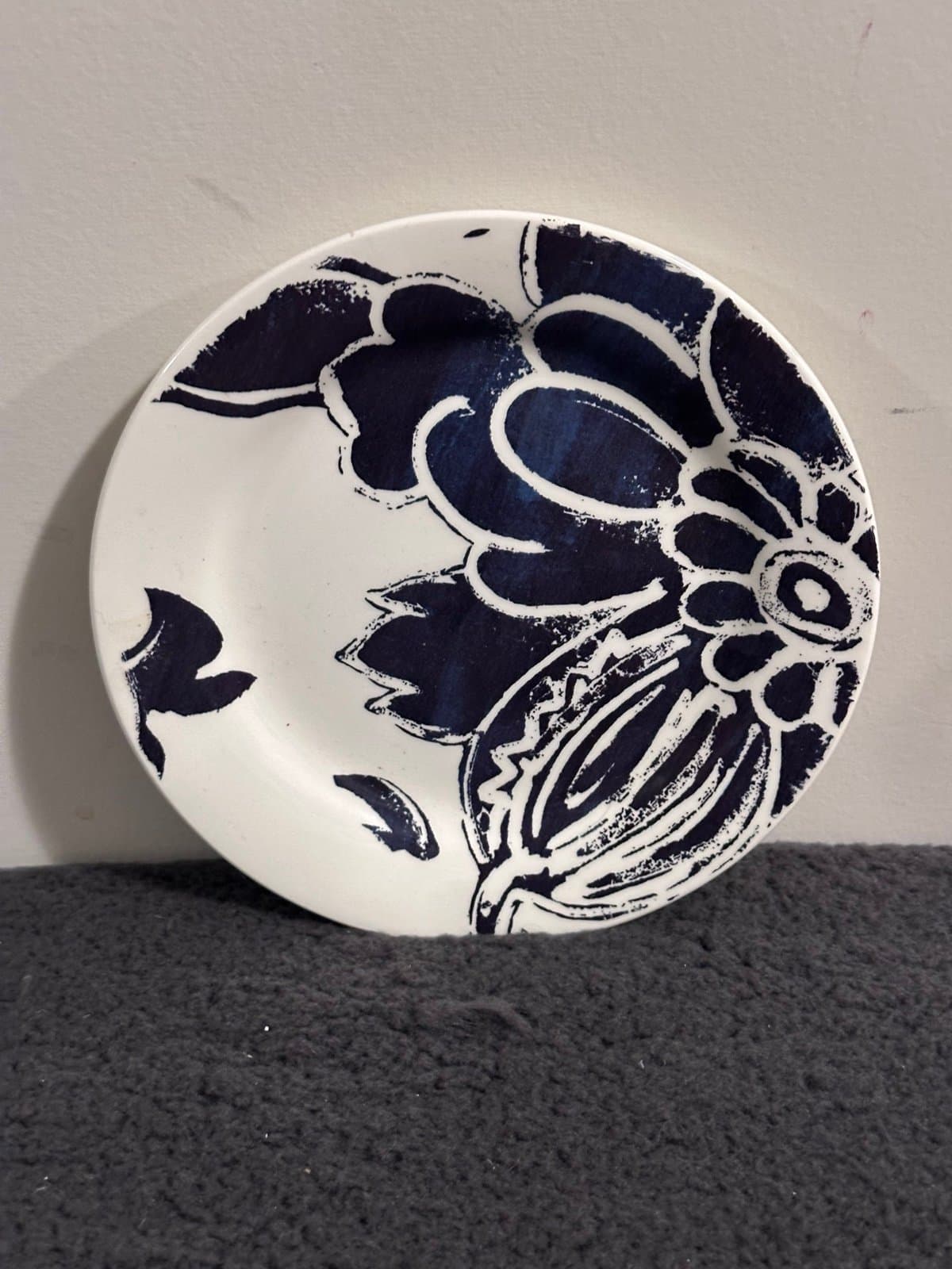 Gien Indigo 6 1/2” Bread & Butter Plate NEW!!