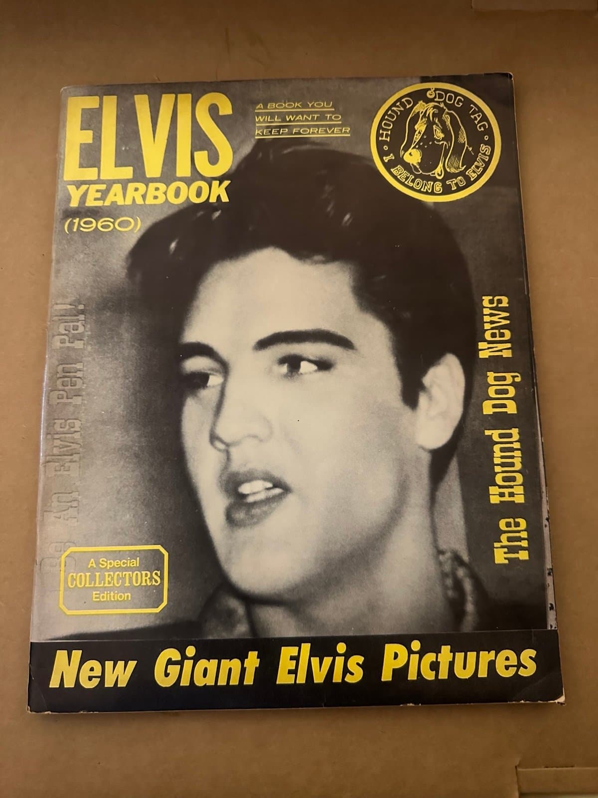 Elvis Presley 1960 New Giant Elvis Pictures Yearbook Magazine