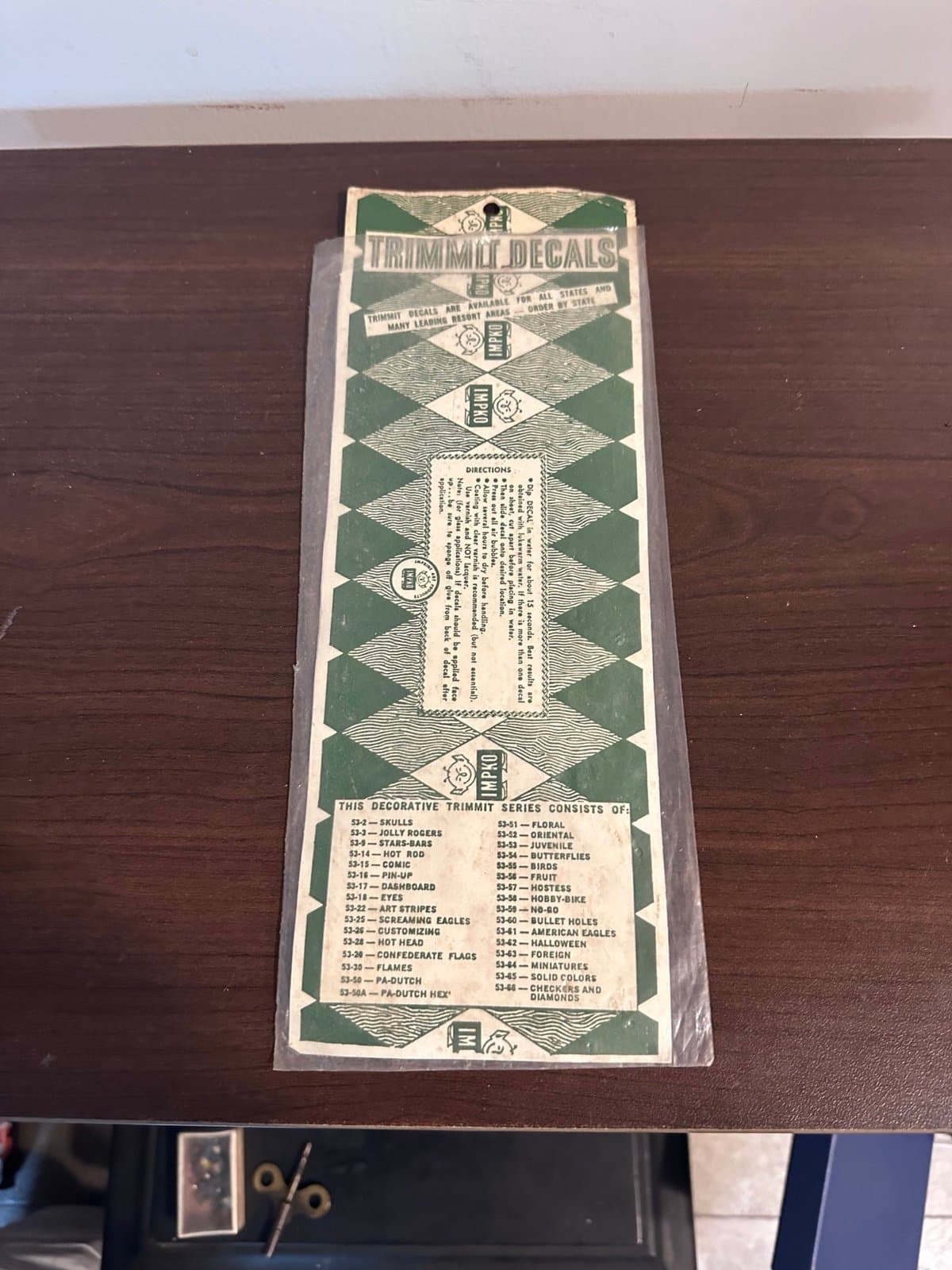 Vintage Trimmit Souvenir Flex Stickers PA Dutch Farm! NEW! - Thumbnail 2