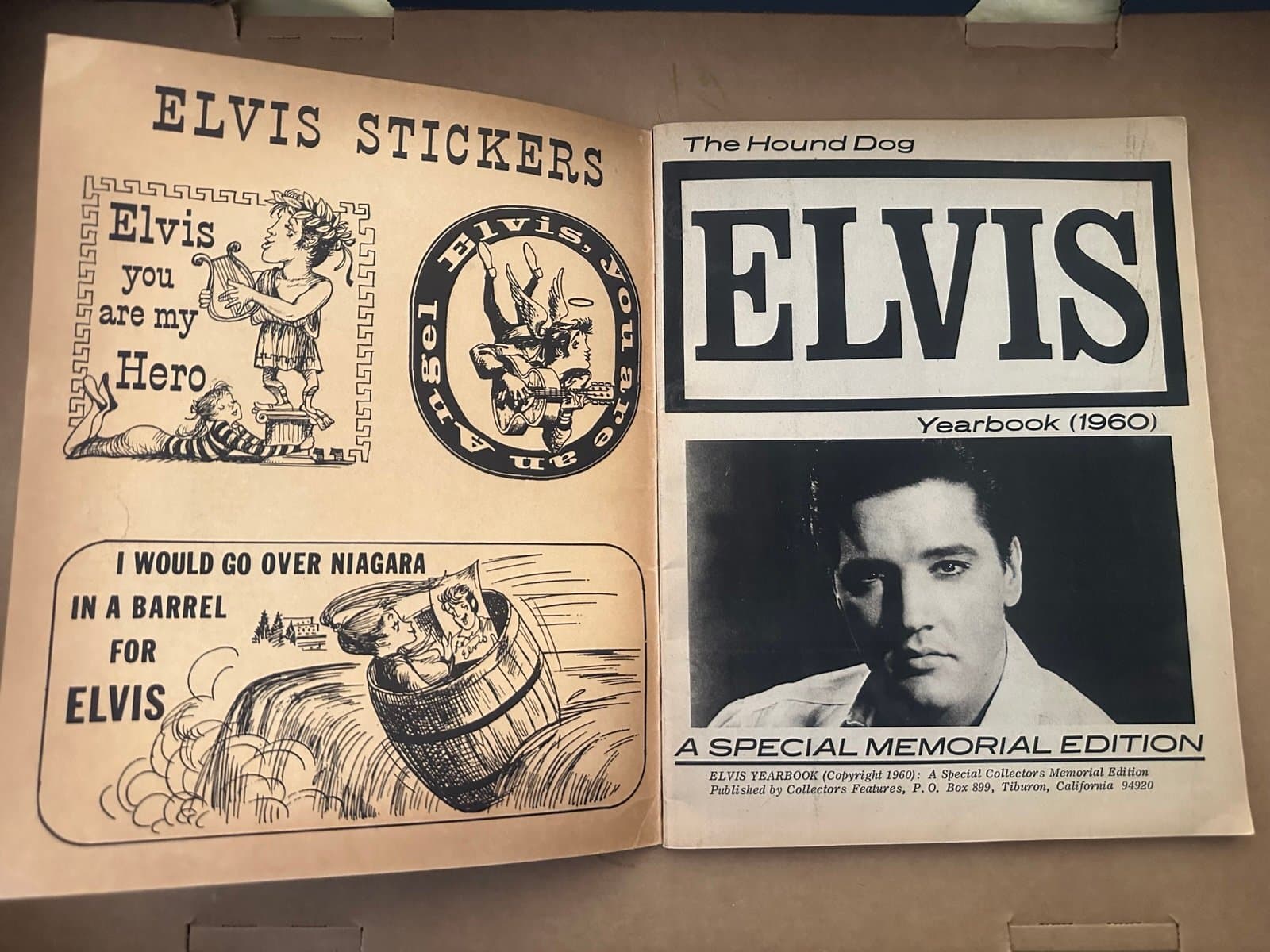 Elvis Presley 1960 New Giant Elvis Pictures Yearbook Magazine - Thumbnail 2