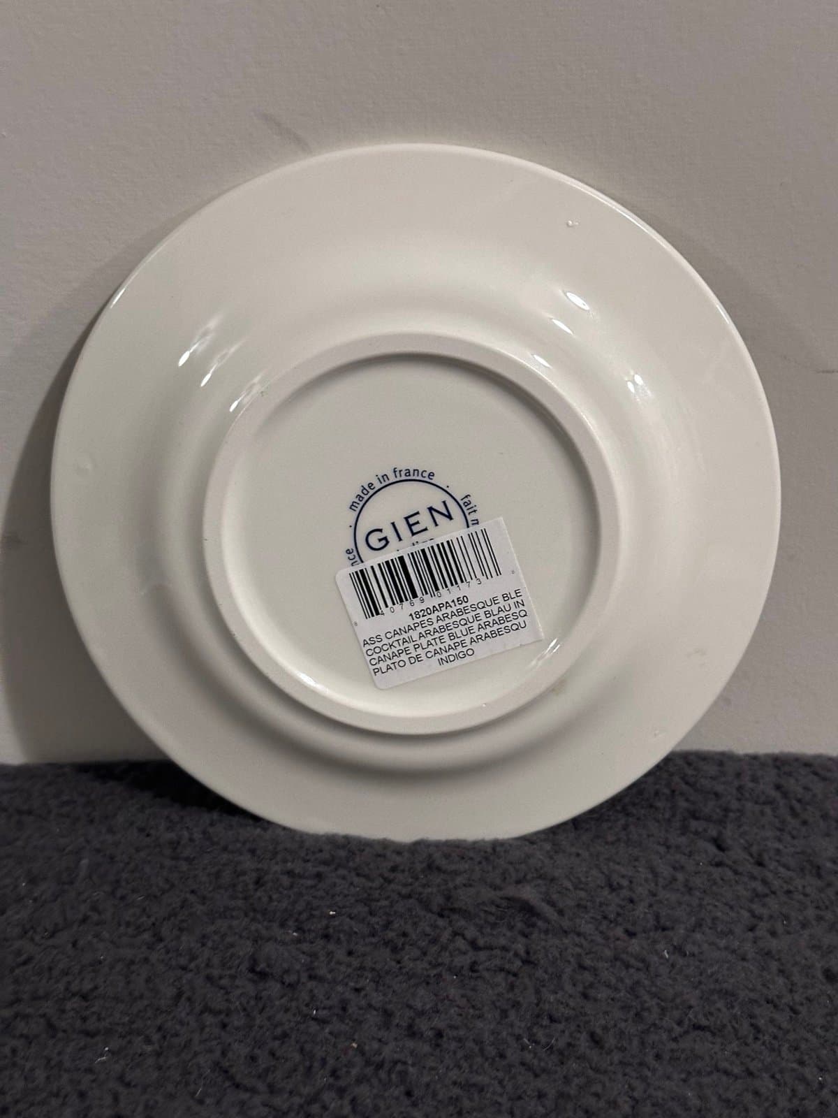 Gien Indigo 6 1/2” Bread & Butter Plate NEW!! - Thumbnail 2