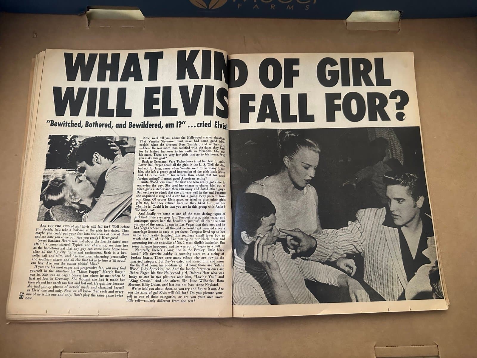 Elvis Presley 1960 New Giant Elvis Pictures Yearbook Magazine - Thumbnail 5