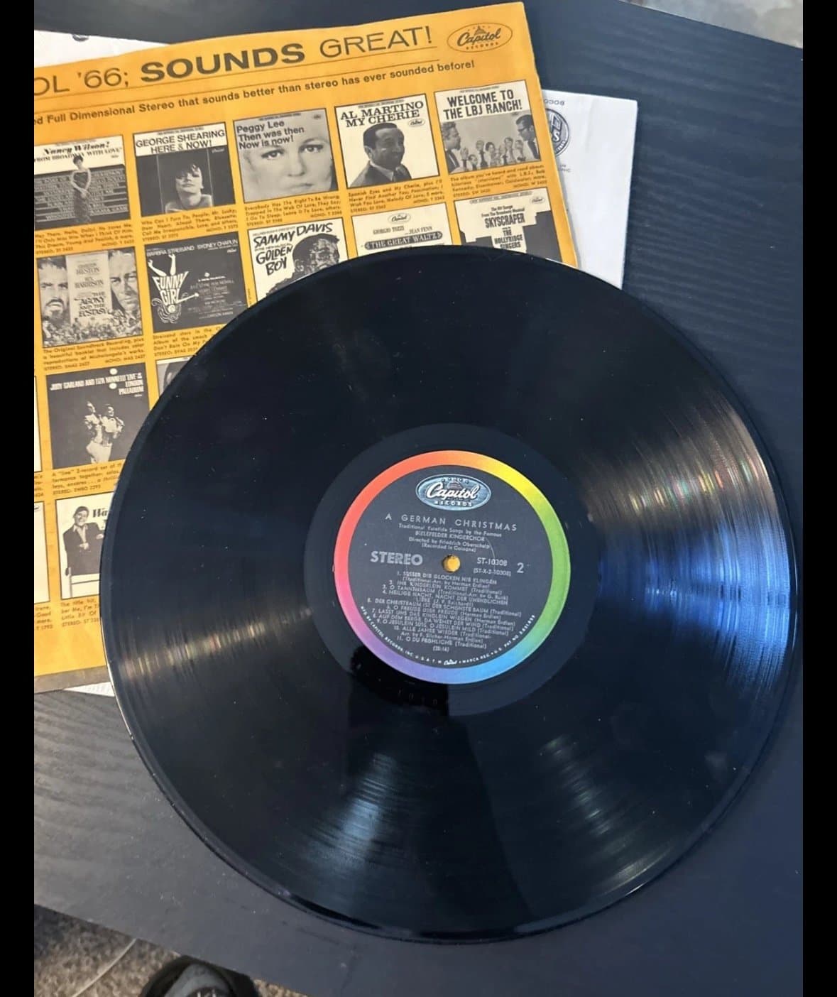 Bielefelder Kinderchor German Christmas LP Capitol ST-10308 Stereo - Thumbnail 4