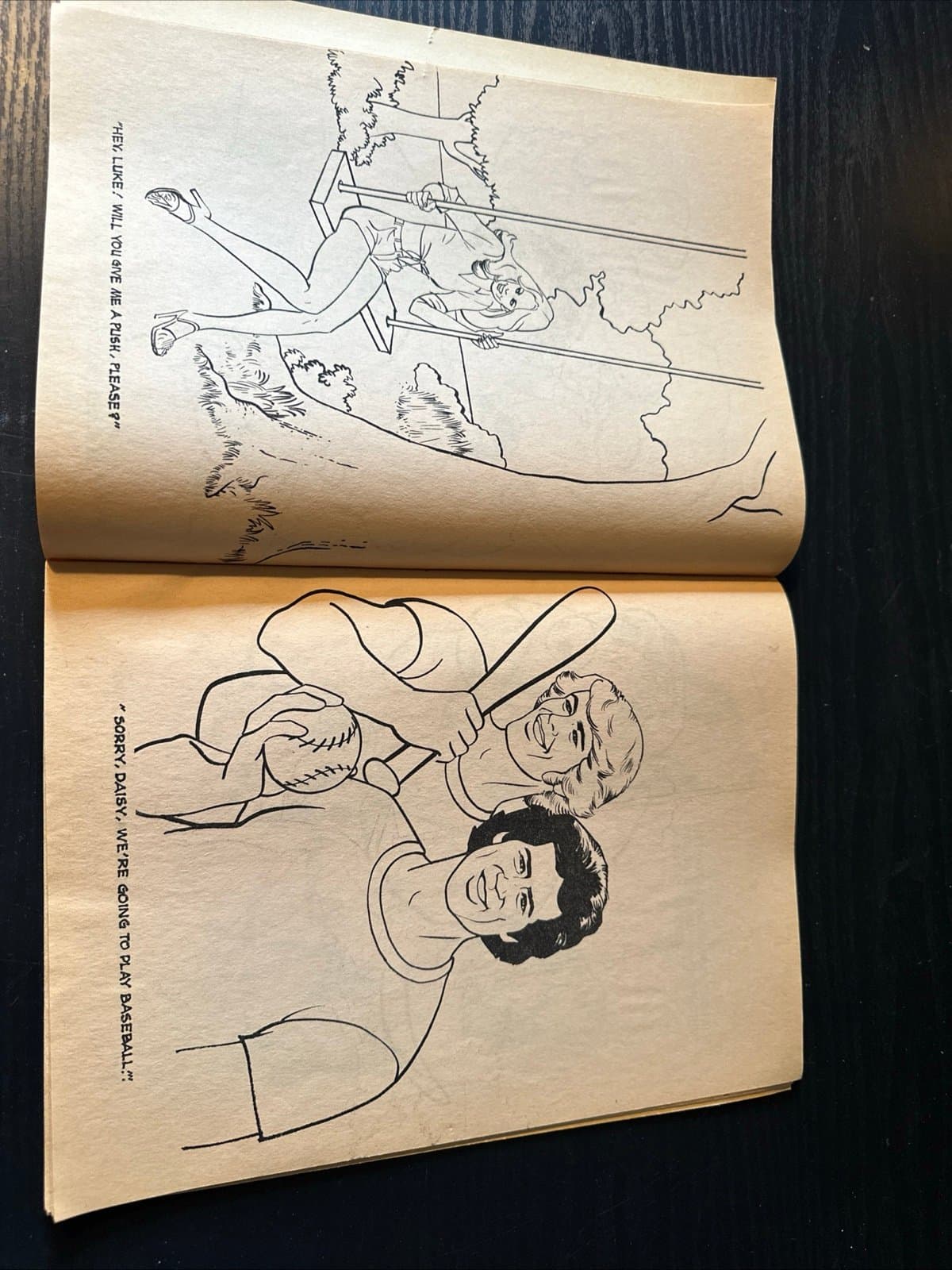 Vintage 1981 The Dukes Of Hazzard Stunt Show Coloring & Activity Book Used 2 Pgs - Thumbnail 6