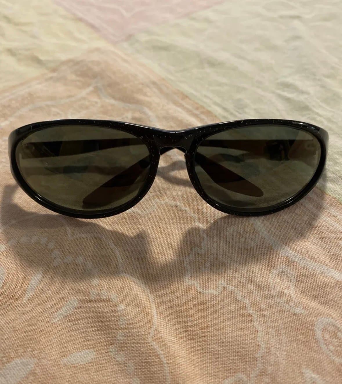 VINTAGE B&L RAY BAN W2352 GOLDEN FLASH GLITTERED SKYLINE SUNGLASSES YOAS