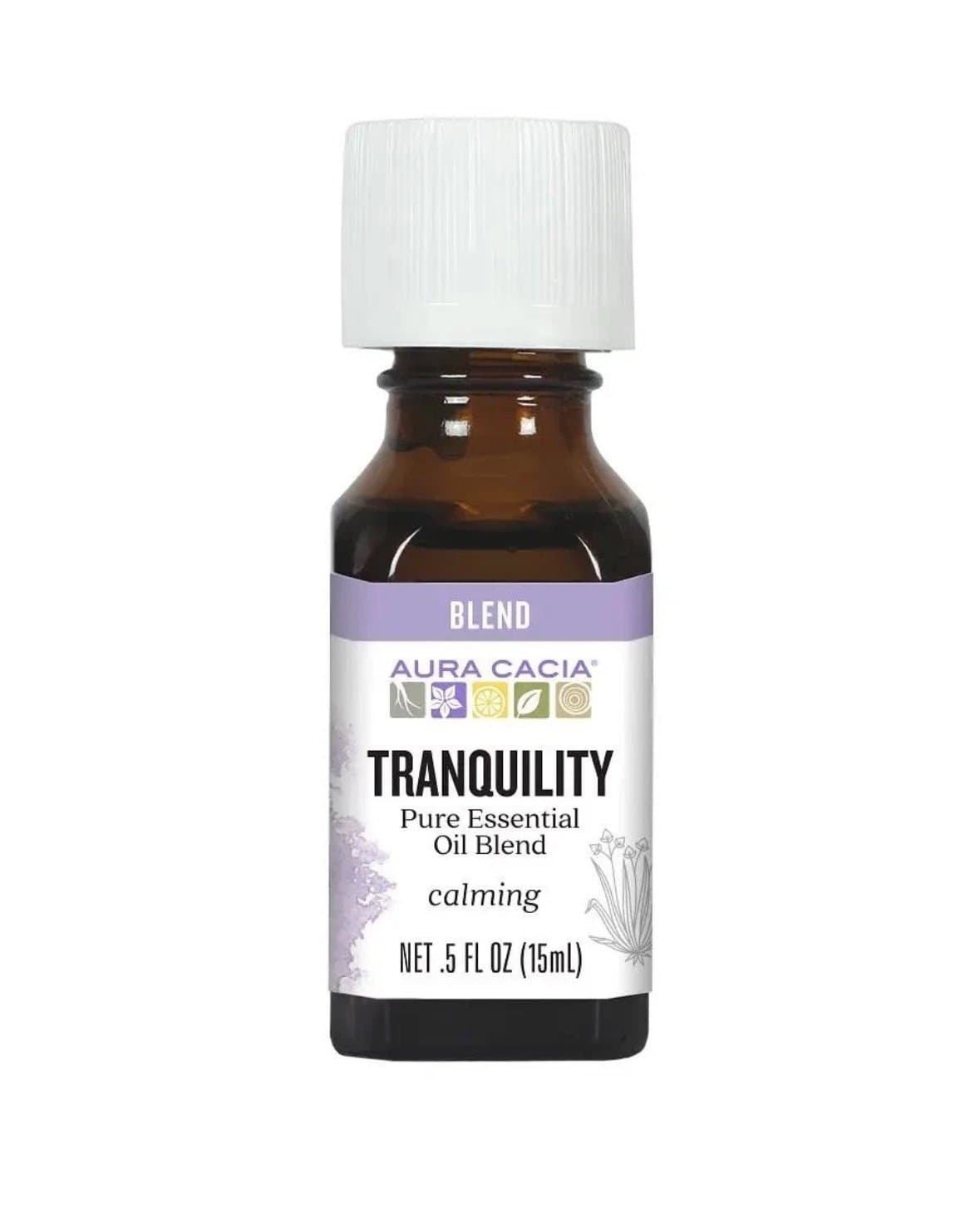 Aura Cacia Tranquility Essential Oil Blend 0.5 fl oz (15 mL) Oil