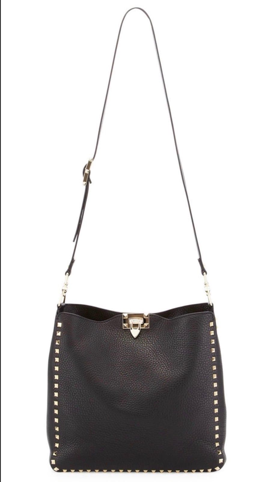 Valentino Rockstud Flip Back Messenger Bag