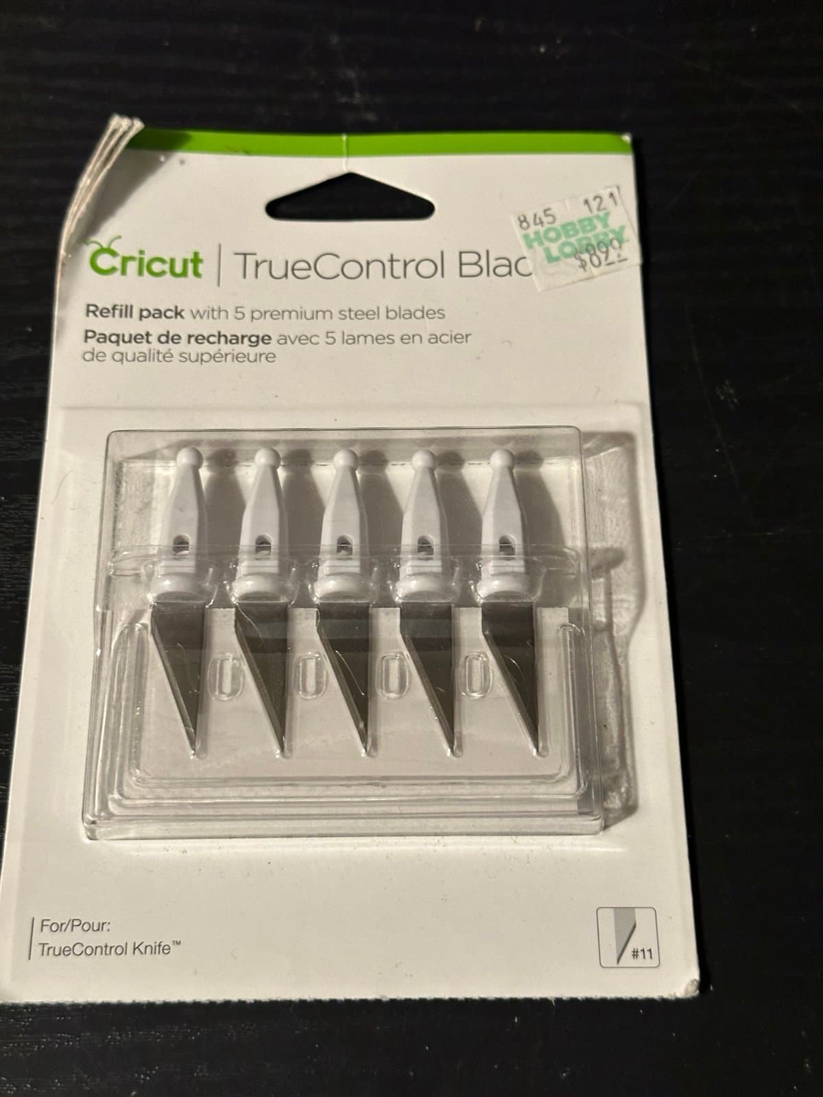 Cricut TrueControl Blades Refill Pack 5 #11 NEW