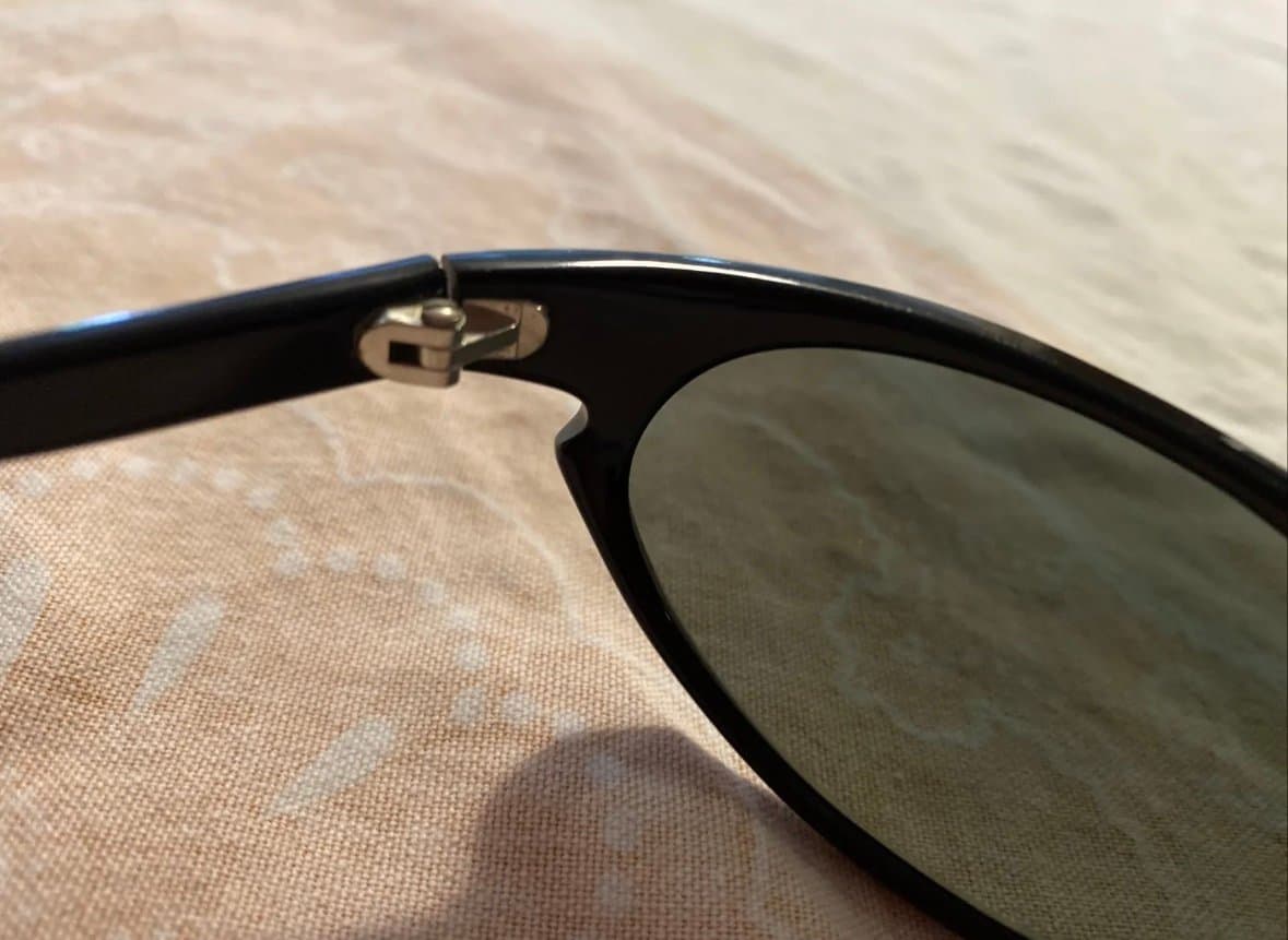 VINTAGE B&L RAY BAN W2352 GOLDEN FLASH GLITTERED SKYLINE SUNGLASSES YOAS - Thumbnail 5
