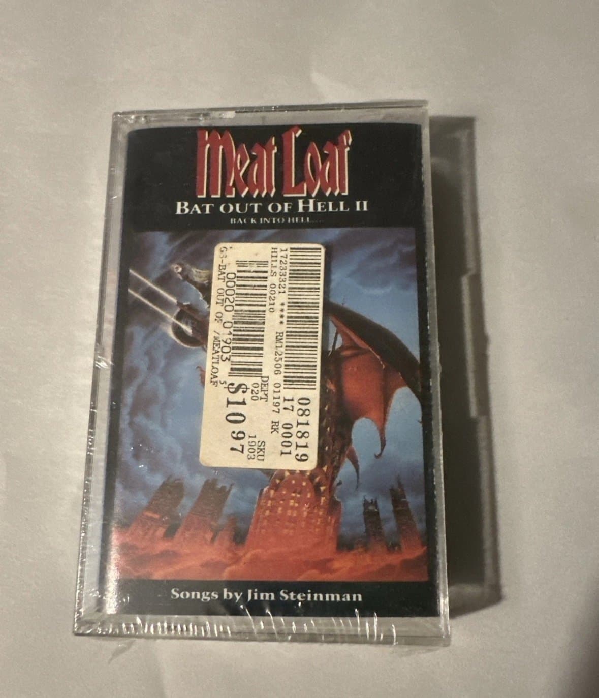 Meat Loaf - Bat Out Of Hell 2: Back Into Hell (Cassette Tape) New, Sealed