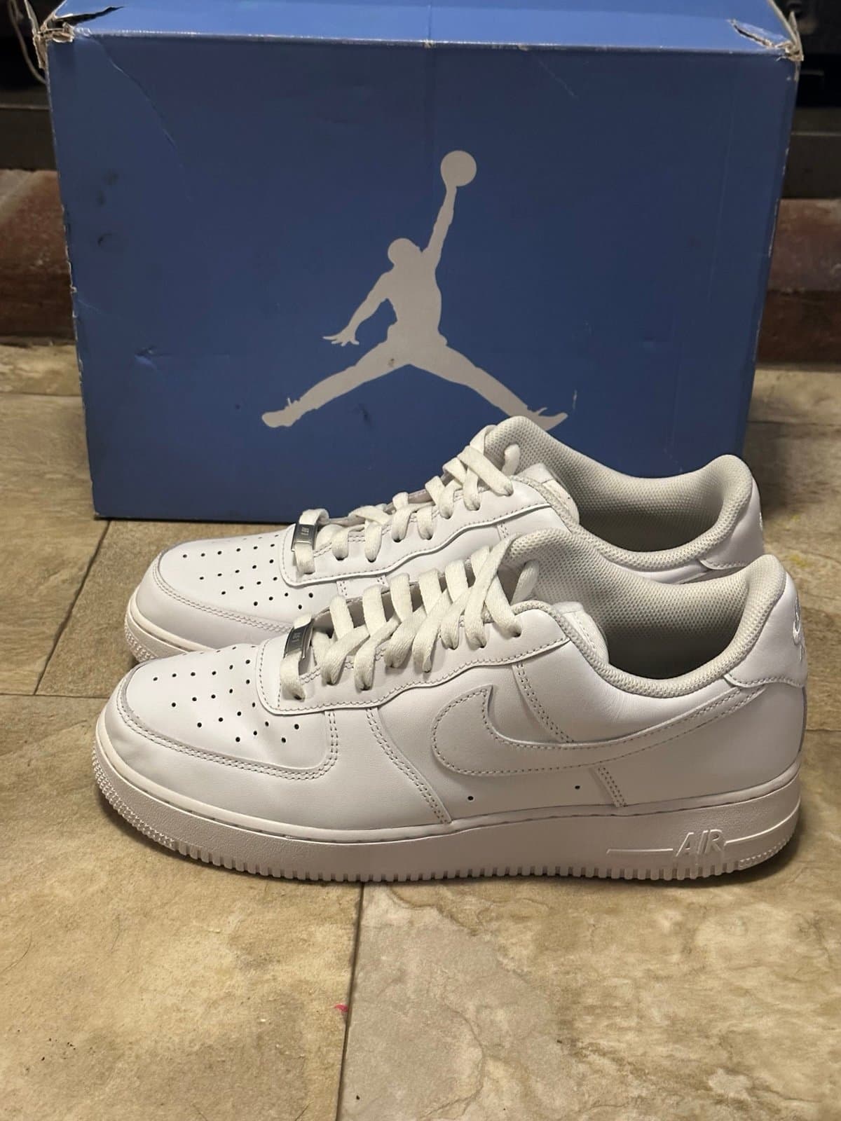 Nike Air Force 1 Low ‘07 Triple White 315122-111 Men’s Size 11.5 (USED)