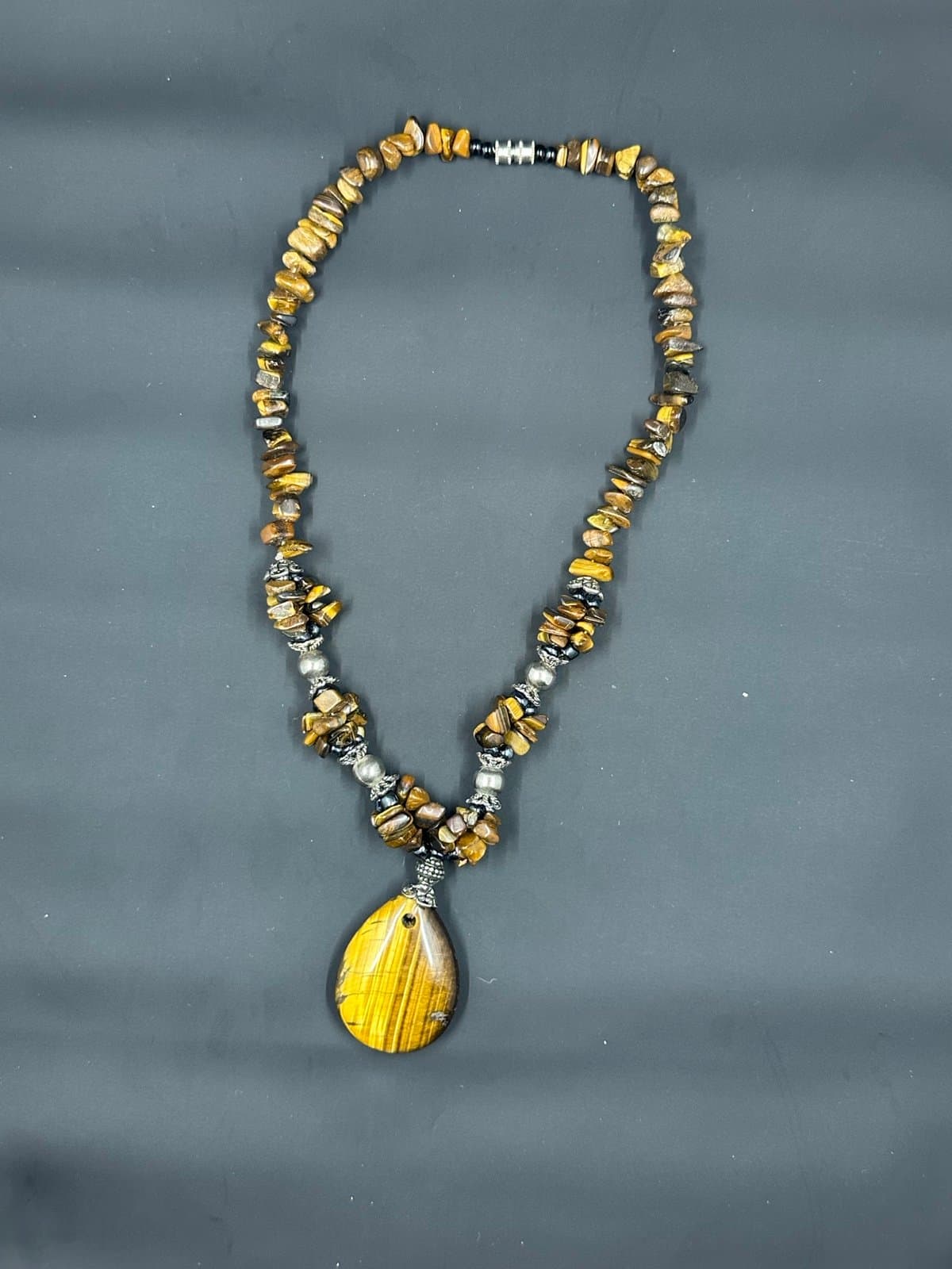 Chunky Amber Jewelry Beaded Beautiful 16”Necklace