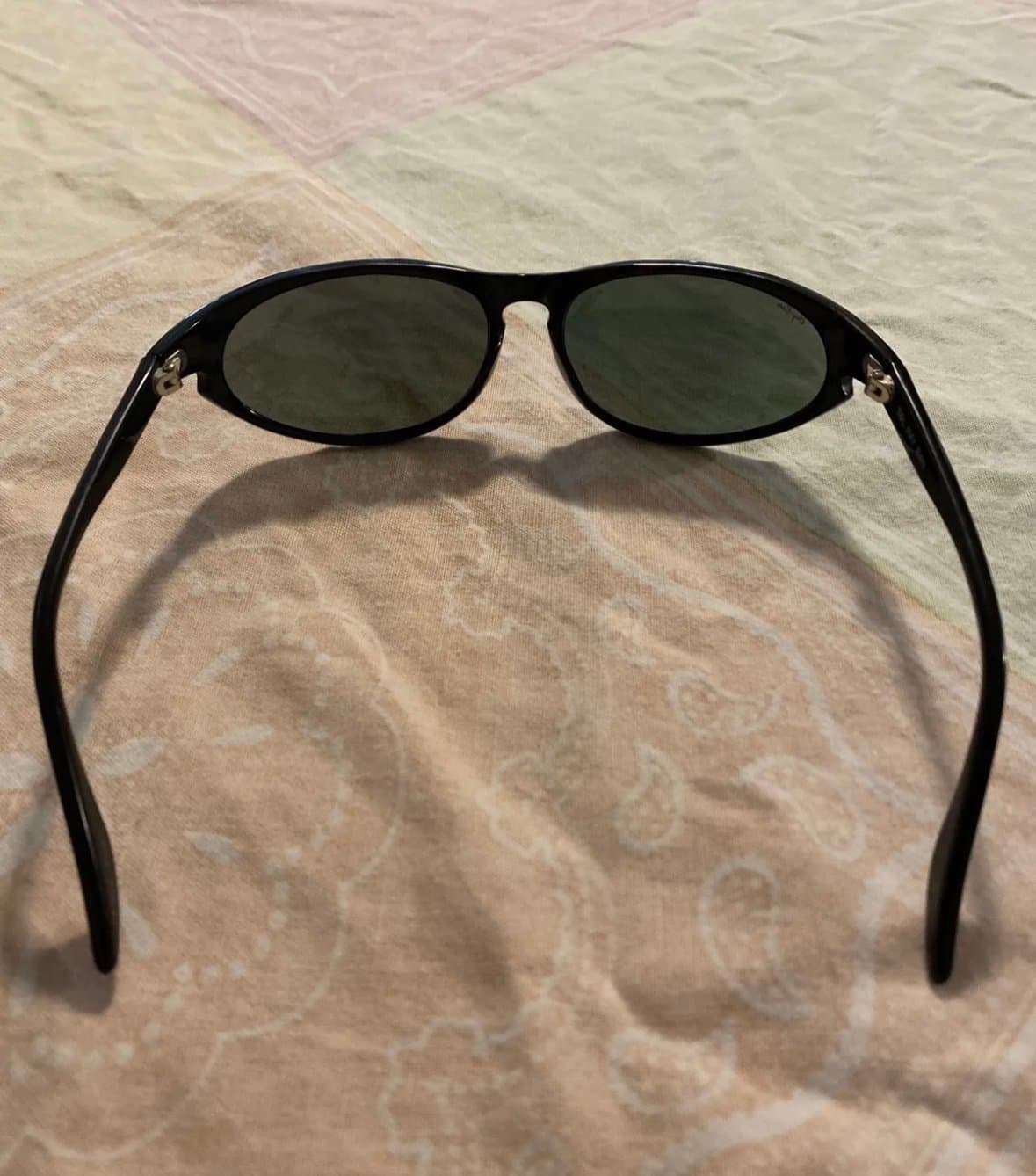 VINTAGE B&L RAY BAN W2352 GOLDEN FLASH GLITTERED SKYLINE SUNGLASSES YOAS - Thumbnail 3