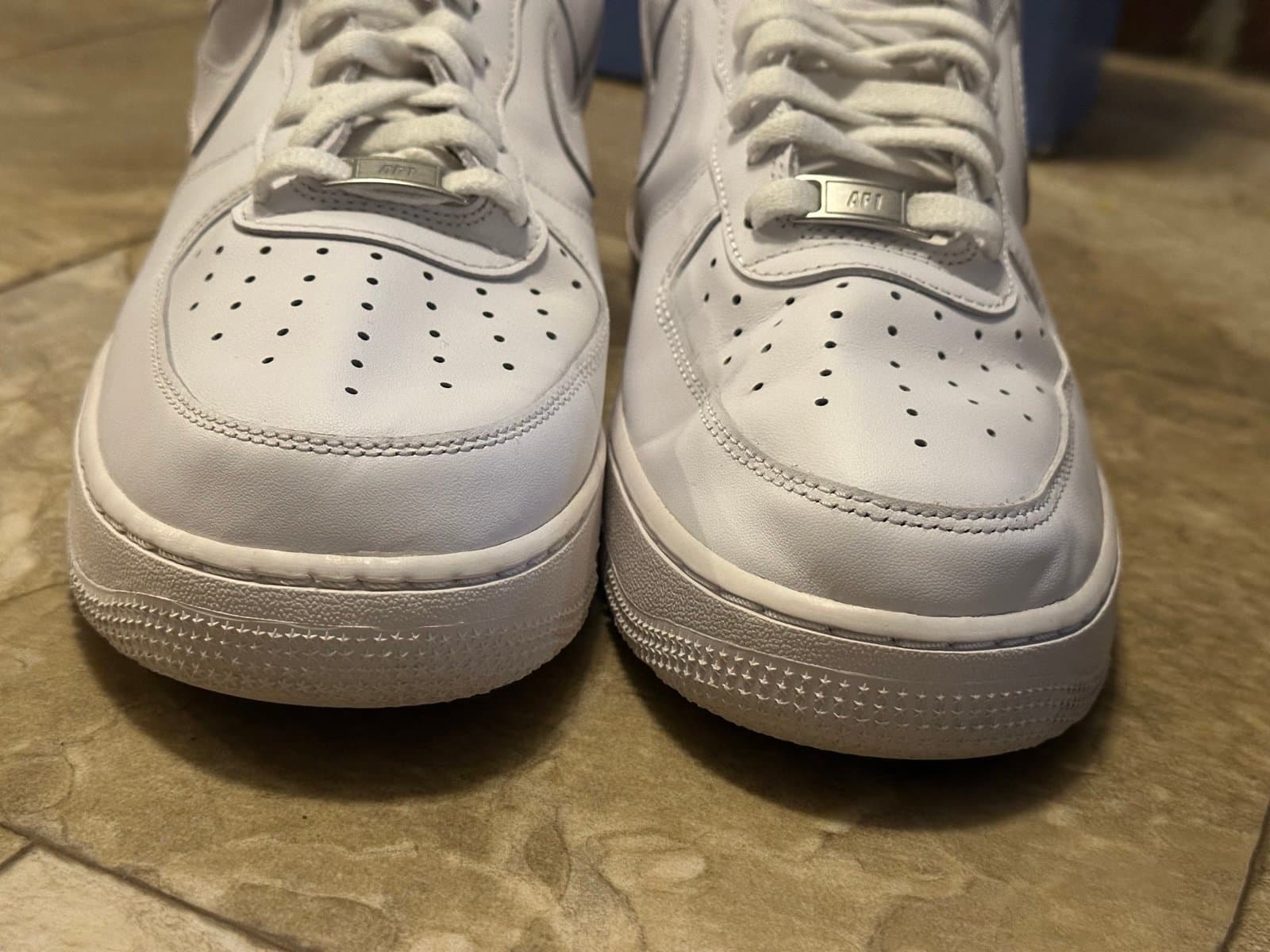 Nike Air Force 1 Low ‘07 Triple White 315122-111 Men’s Size 11.5 (USED) - Thumbnail 6