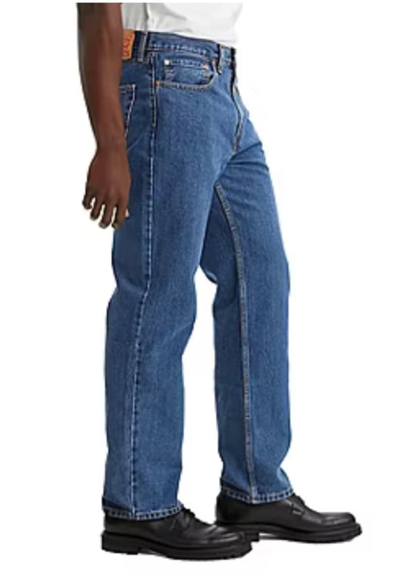 NWT Levi's 550 Jeans Mens 32x29 Blue Denim Relaxed Fit Tapered Leg 100% Cotton - Thumbnail 3