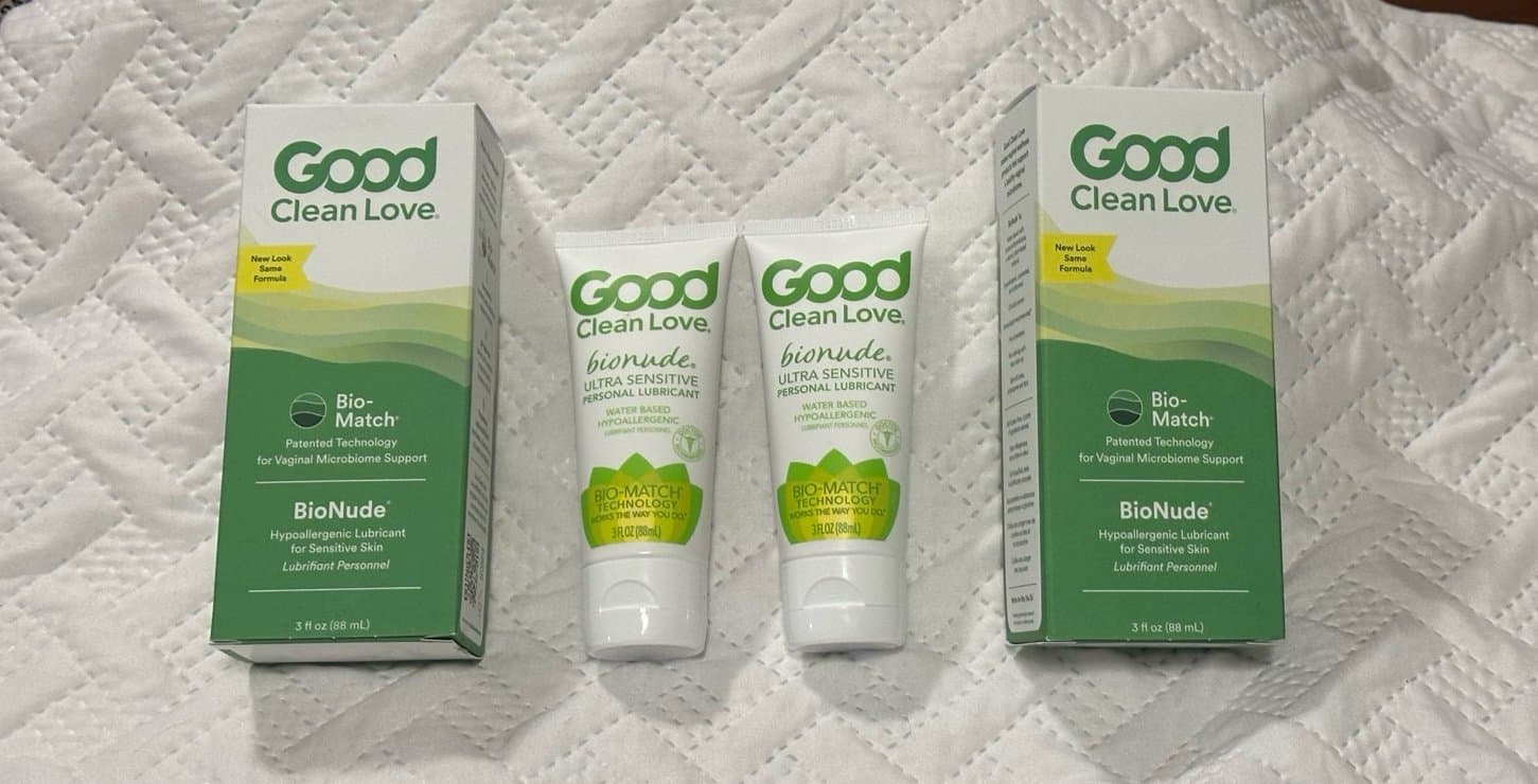2 3Oz Good Clean Love Sensitive Skin Personal Lubricant BioNude Bio-Match 7/2027